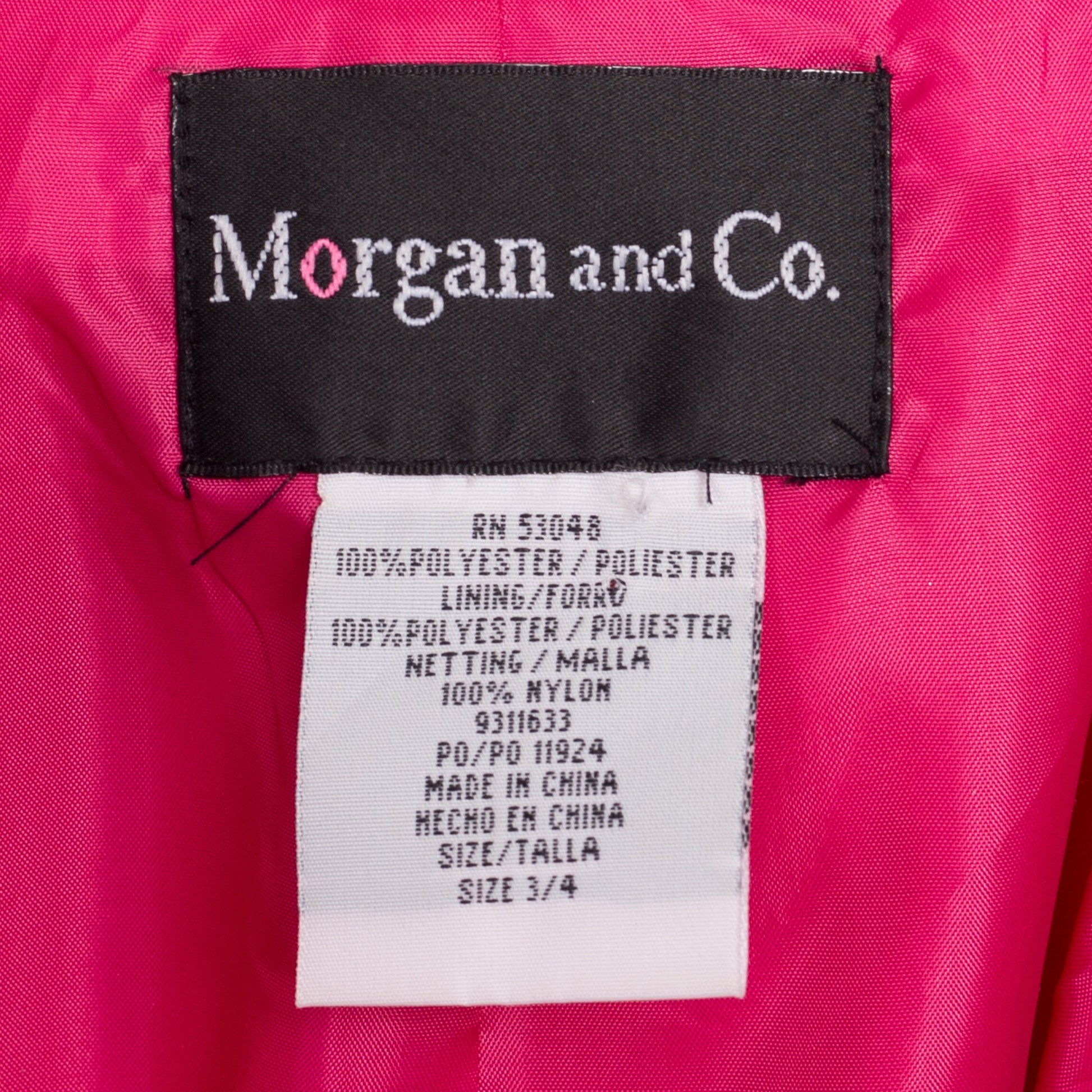 90s Hot Pink Backless Gown - Small | Vintage Sleeveless Strappy Low Back Sequin Formal Maxi Prom Dress