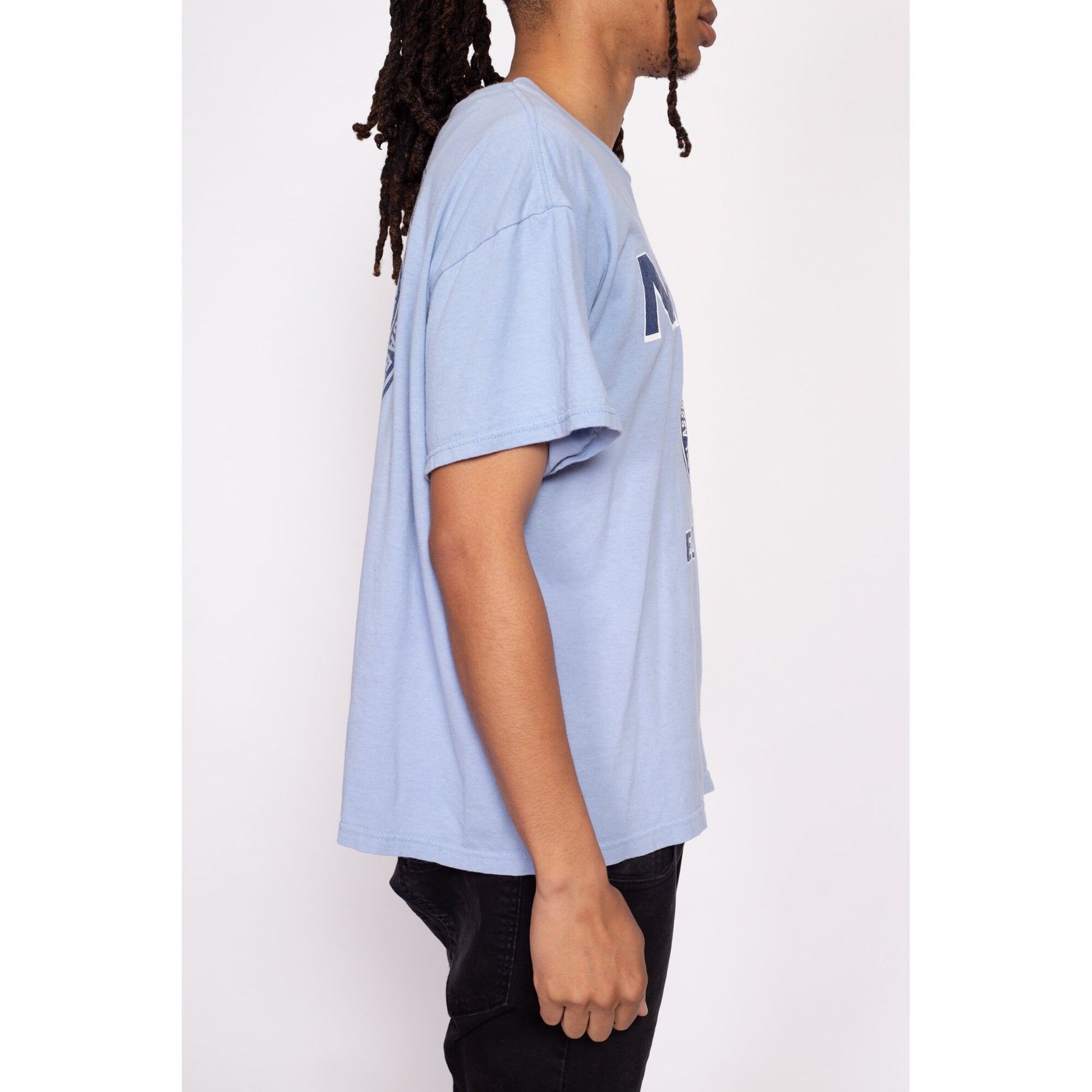 80s National Association of Letter Carriers Union T Shirt - Men's XL | Vintage Blue USPS Postal Workers Graphic Tee