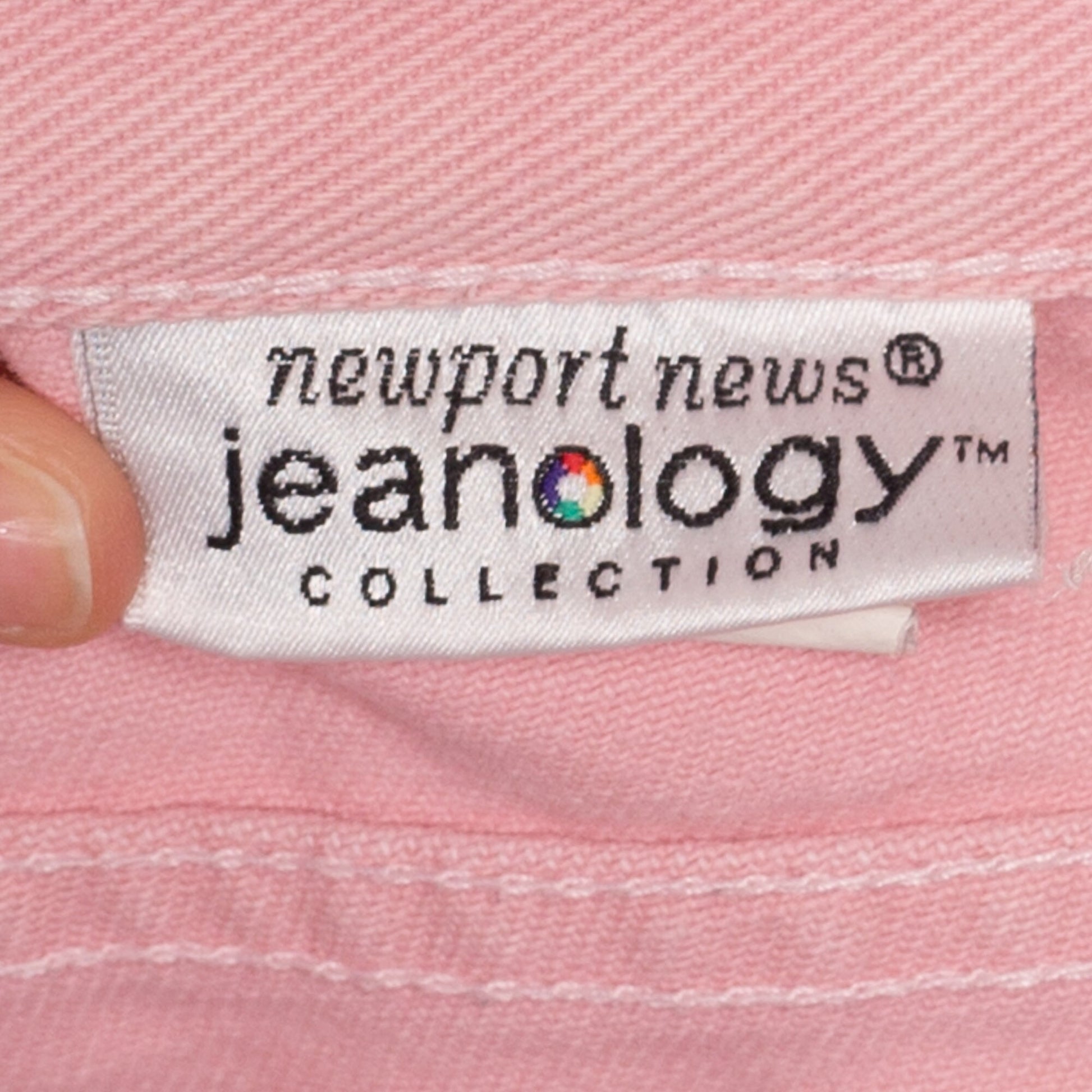 90s Blush Pink High Waisted Jeans - Petite Medium, 28.5" | Vintage Newport News Pastel Denim Tapered Leg Mom Jeans