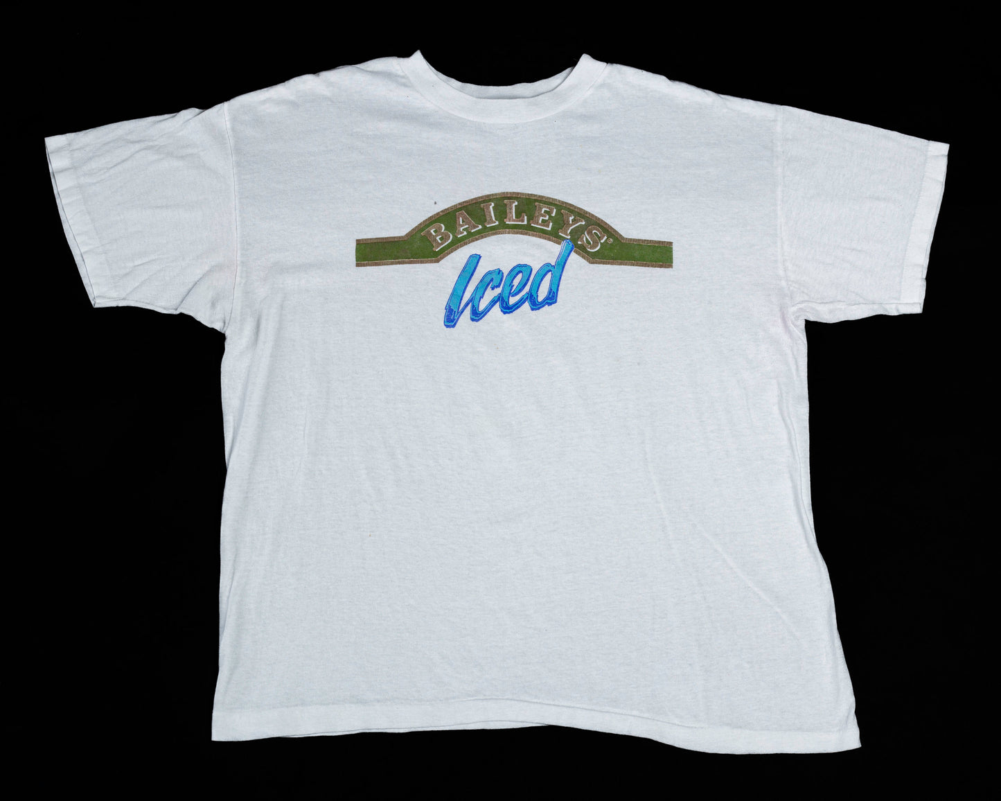 90s Baileys Iced T Shirt - Men's Large, Women's XL | Vintage Irish Cream Liquor Brand Graphic Tee