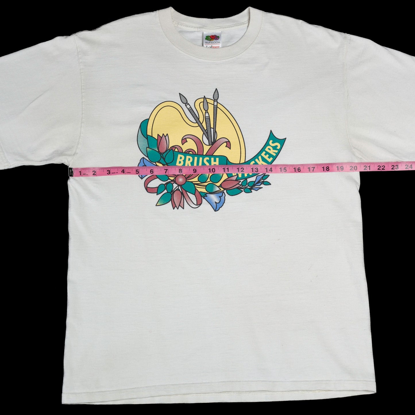 90s "Brush Wackers" Painter T Shirt - Men's Medium, Women's Large | Vintage Artist Palette Graphic Tee