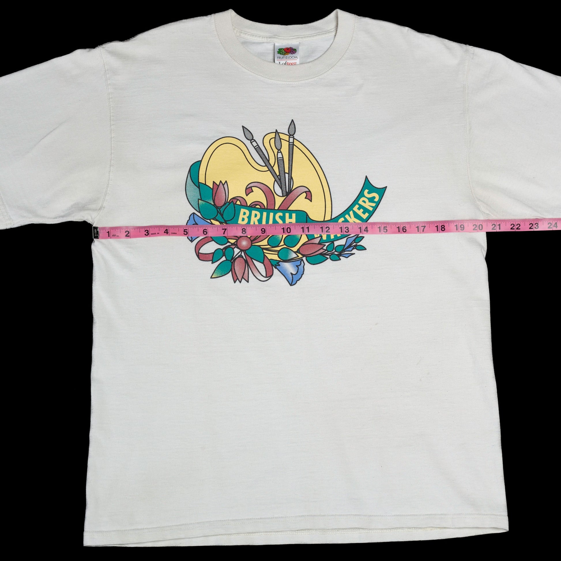 90s "Brush Wackers" Painter T Shirt - Men's Medium, Women's Large | Vintage Artist Palette Graphic Tee