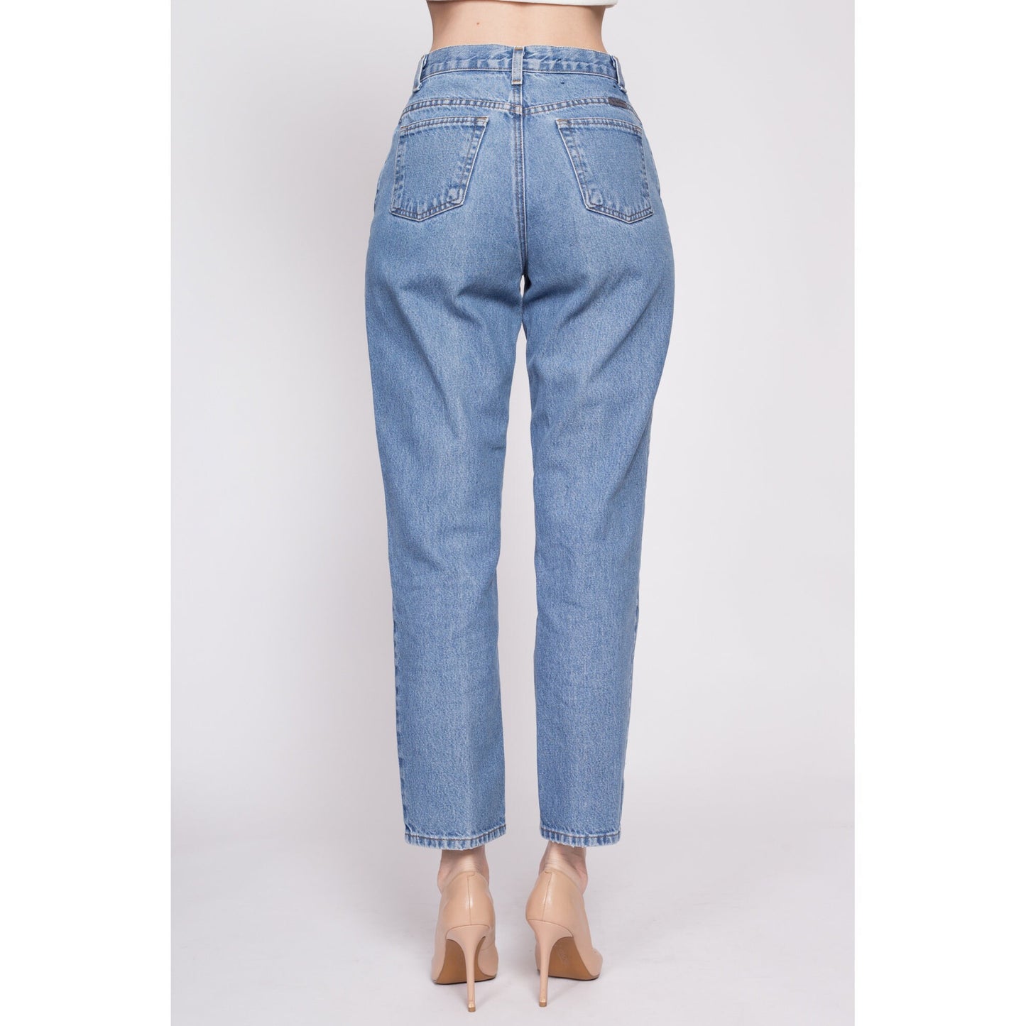 Vintage Liz Claiborne Mom Jeans - Petite Small, 27" | Y2K Denim Tapered Leg Mid High Rise Jeans