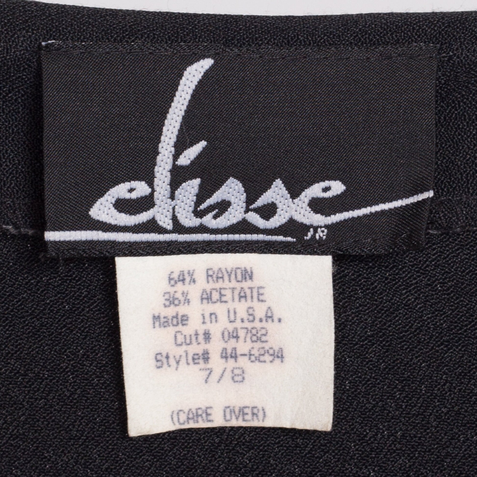 90s Black Strappy Keyhole Back Midi Dress - Medium | Vintage Button Front V Neck Floral Lace Trim Sheath Dress
