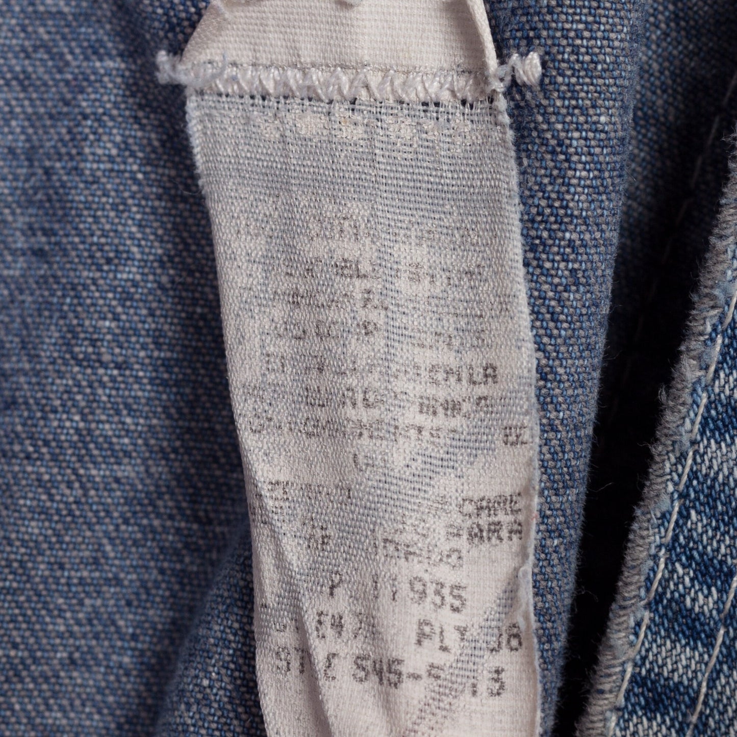 Vintage Big Mac Distressed Patchwork Overalls - 41x29 | 80s Square Bak Denim Overall Pants Blue Jean Workwear Dungarees