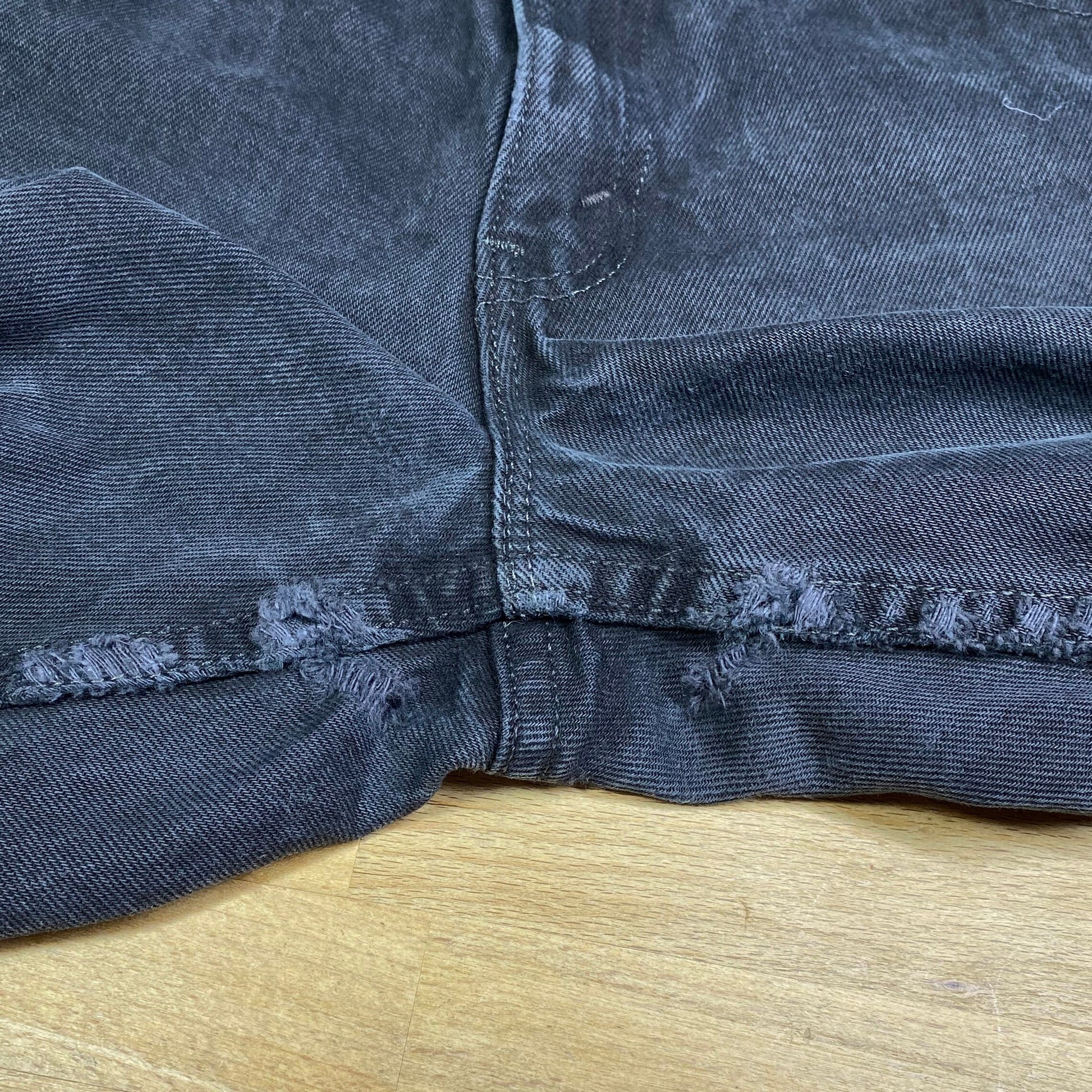Vintage Levis Black Unisex Jeans - 30" Waist | 90s Denim Straight Leg Boyfriend Jeans