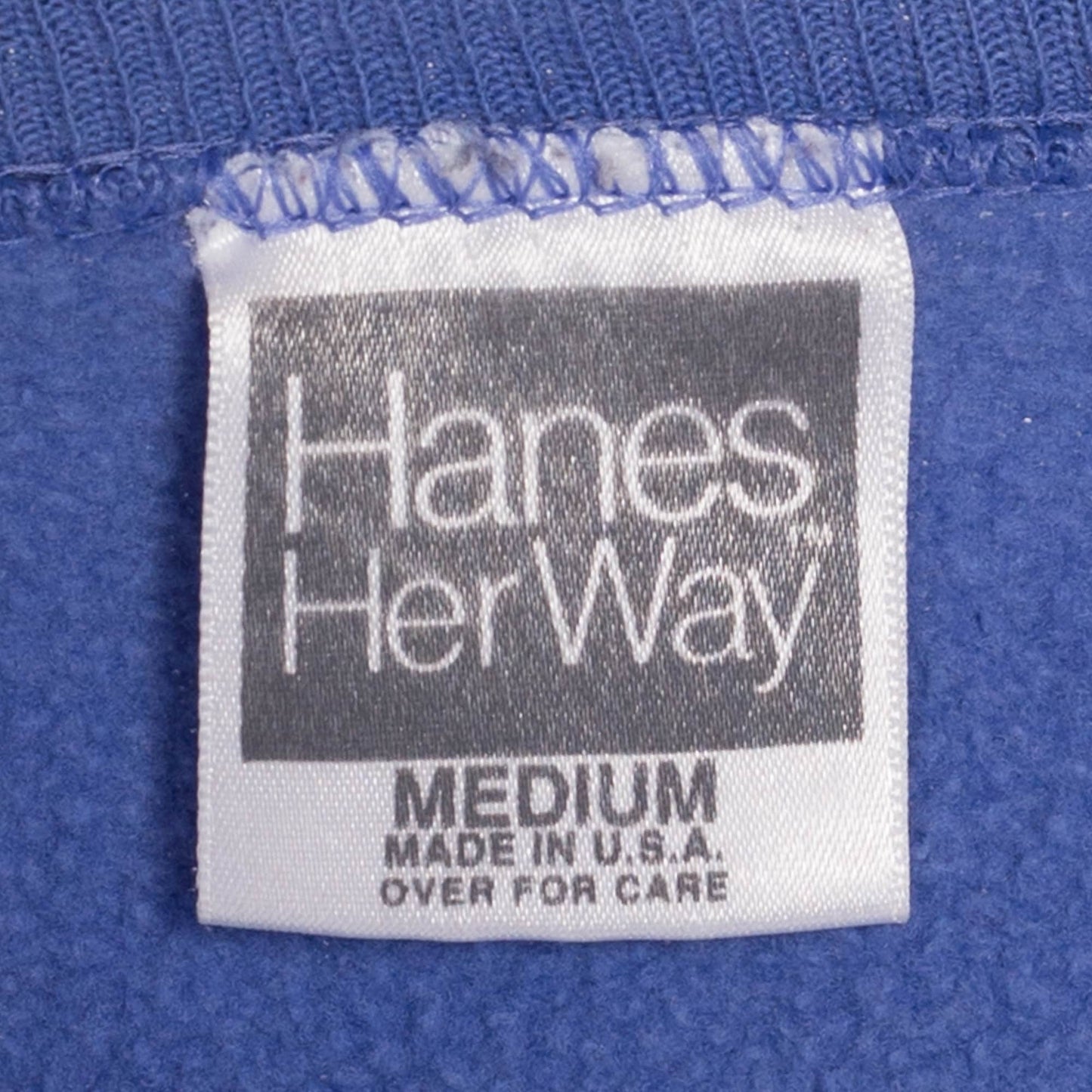 90s Periwinkle Raglan Sleeve Sweatshirt - Medium | Vintage Blank Plain Slouchy Crew Neck Pullover