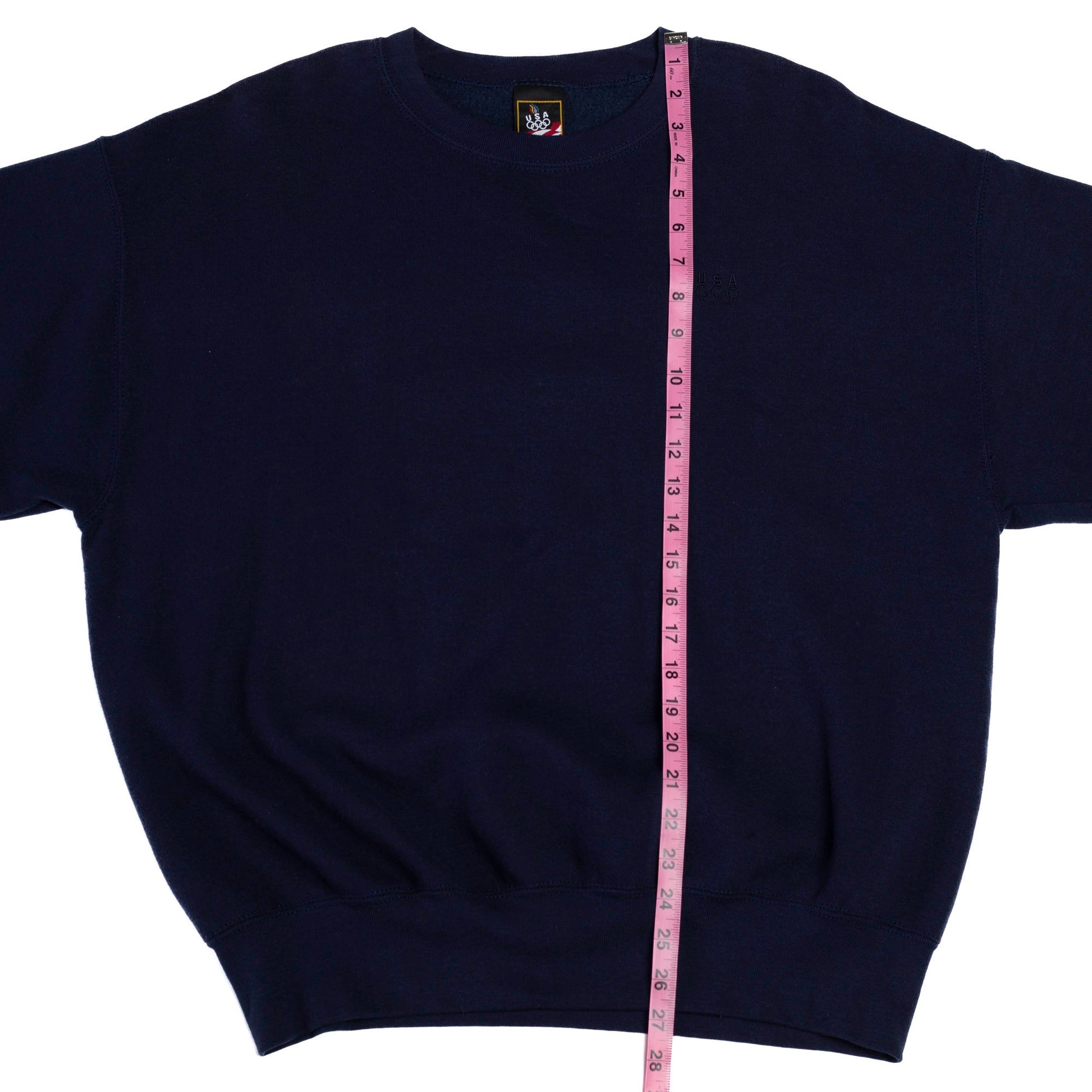 90s USA Olympics Sweatshirt - Men's Large, Women's XL | Vintage Navy Blue Crew Neck Pullover
