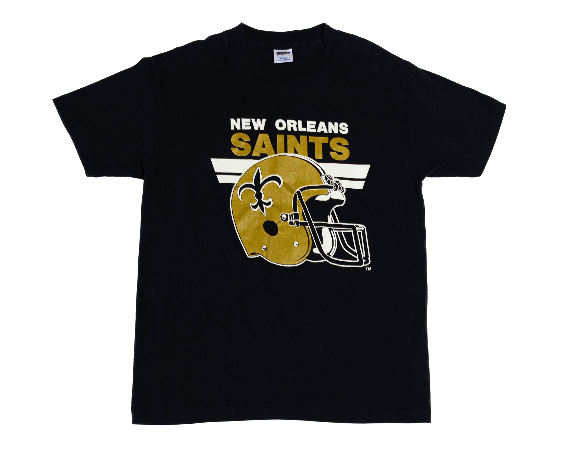 80s New Orleans Saints T Shirt - Men's Small, Women's Medium