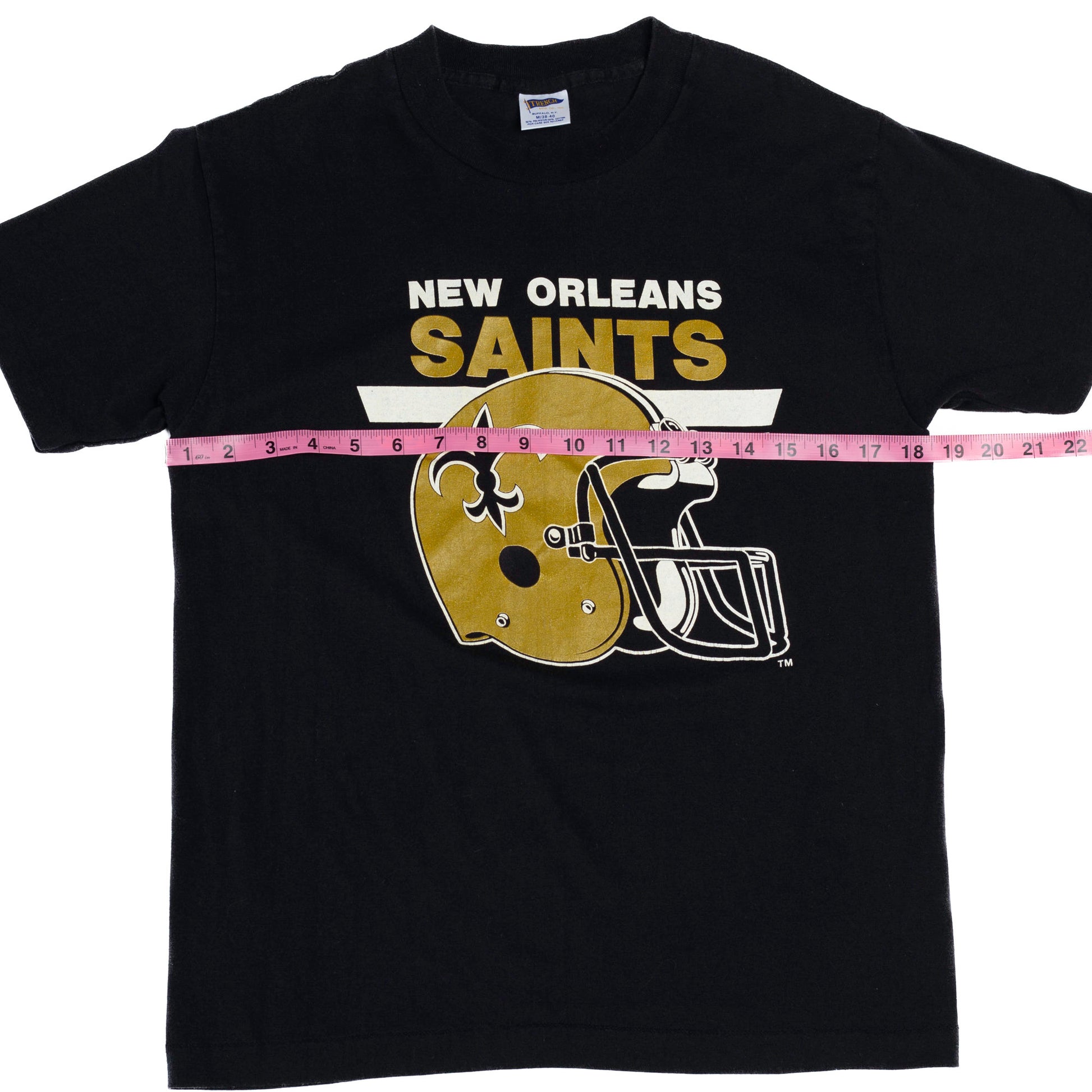 New Orleans Saints Retro 90's NFL Crewneck Sweatshirt Black / S