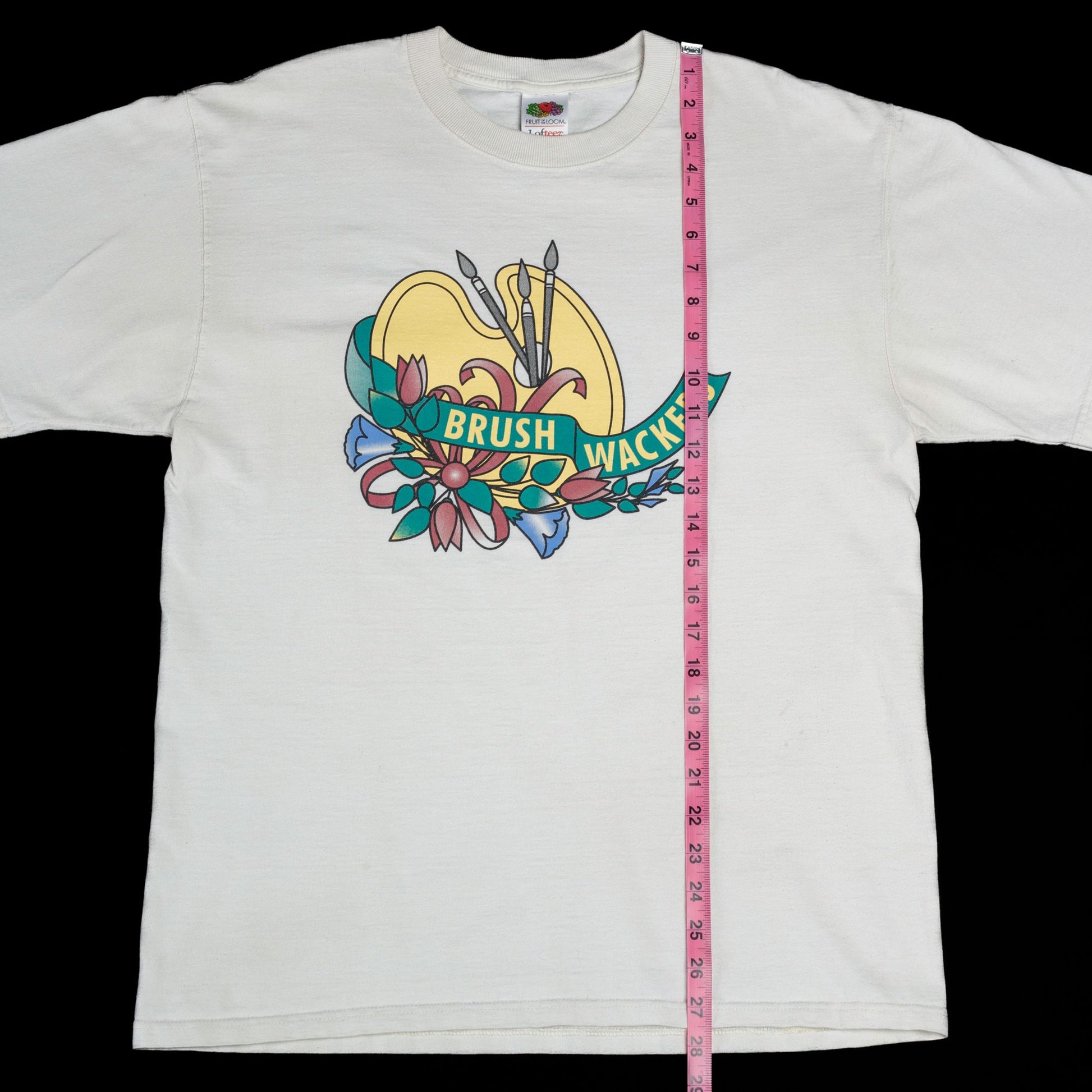 90s "Brush Wackers" Painter T Shirt - Men's Medium, Women's Large | Vintage Artist Palette Graphic Tee