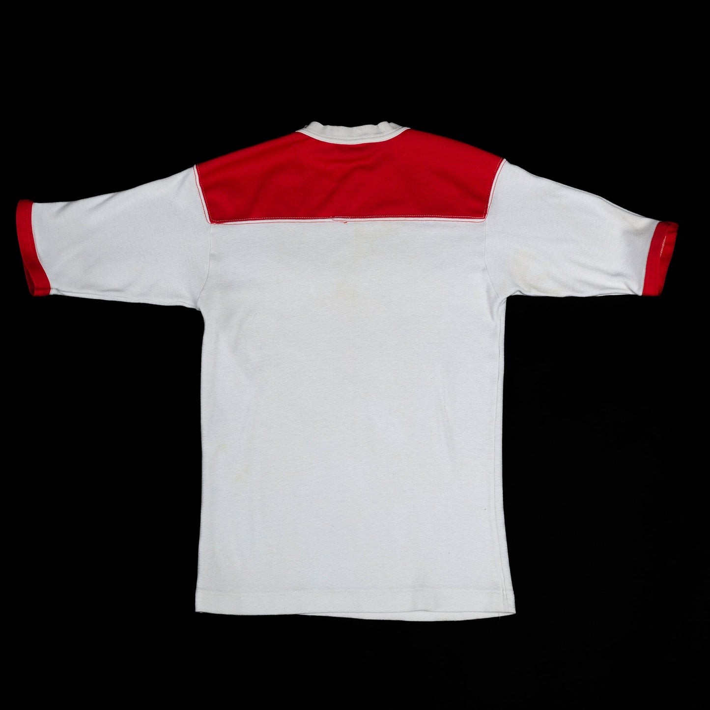 Vintage 1979 Senior Class Tee - Small | 70s White Red High School Mascot T Shirt