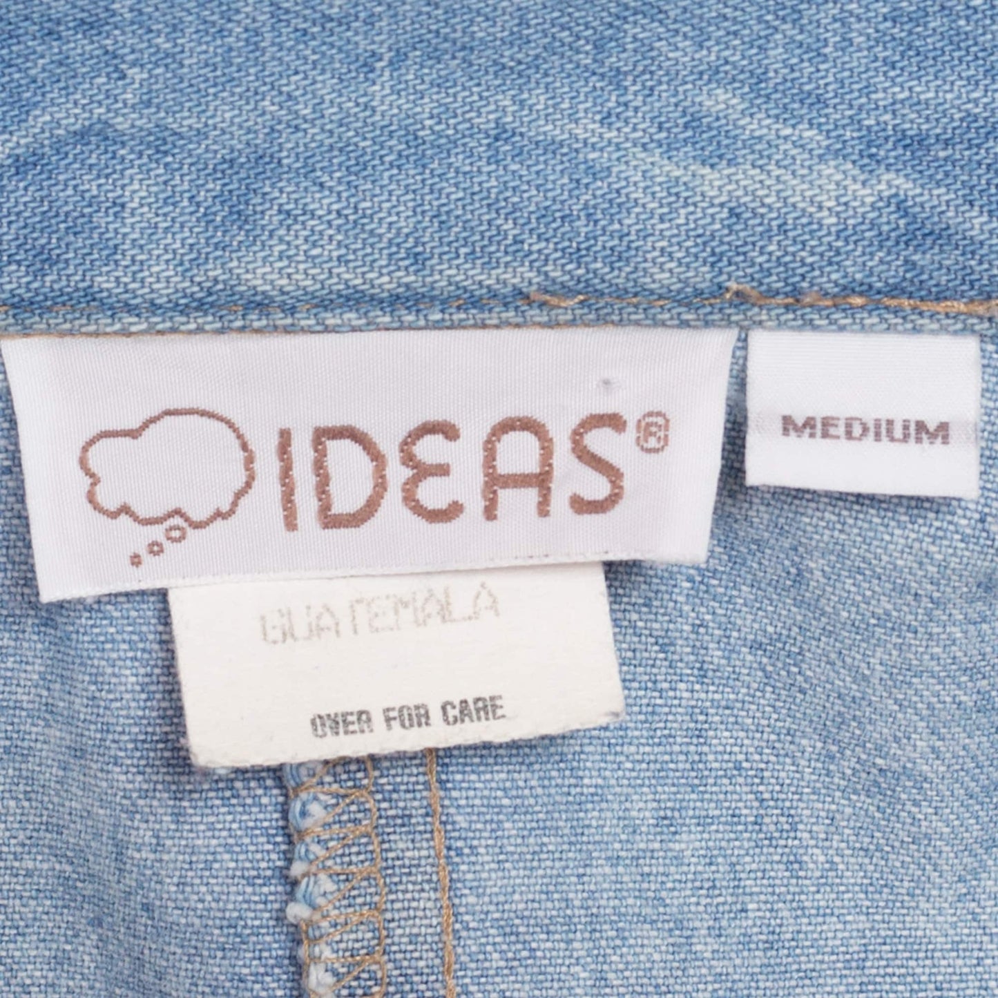 80s Denim Snap Front Mini Dress - Small to Medium | Vintage Ideas Epaulette 3/4 Sleeve Fitted Jean Shirtdress