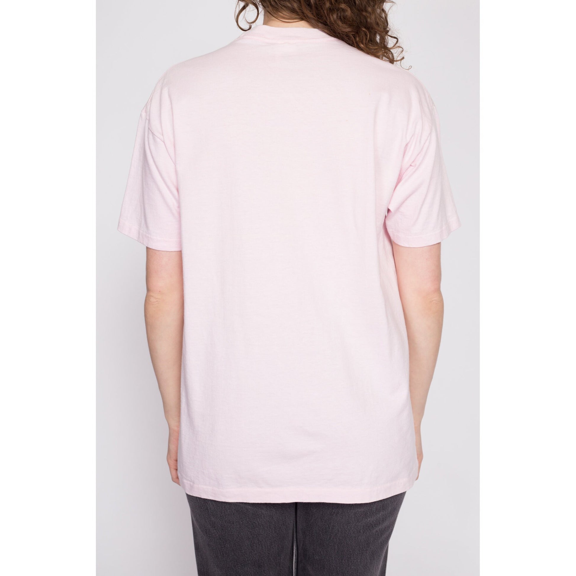 90s Pink Flamingo T Shirt - Men's Medium, Women's Large | Vintage Habitat Graphic Animal Tee