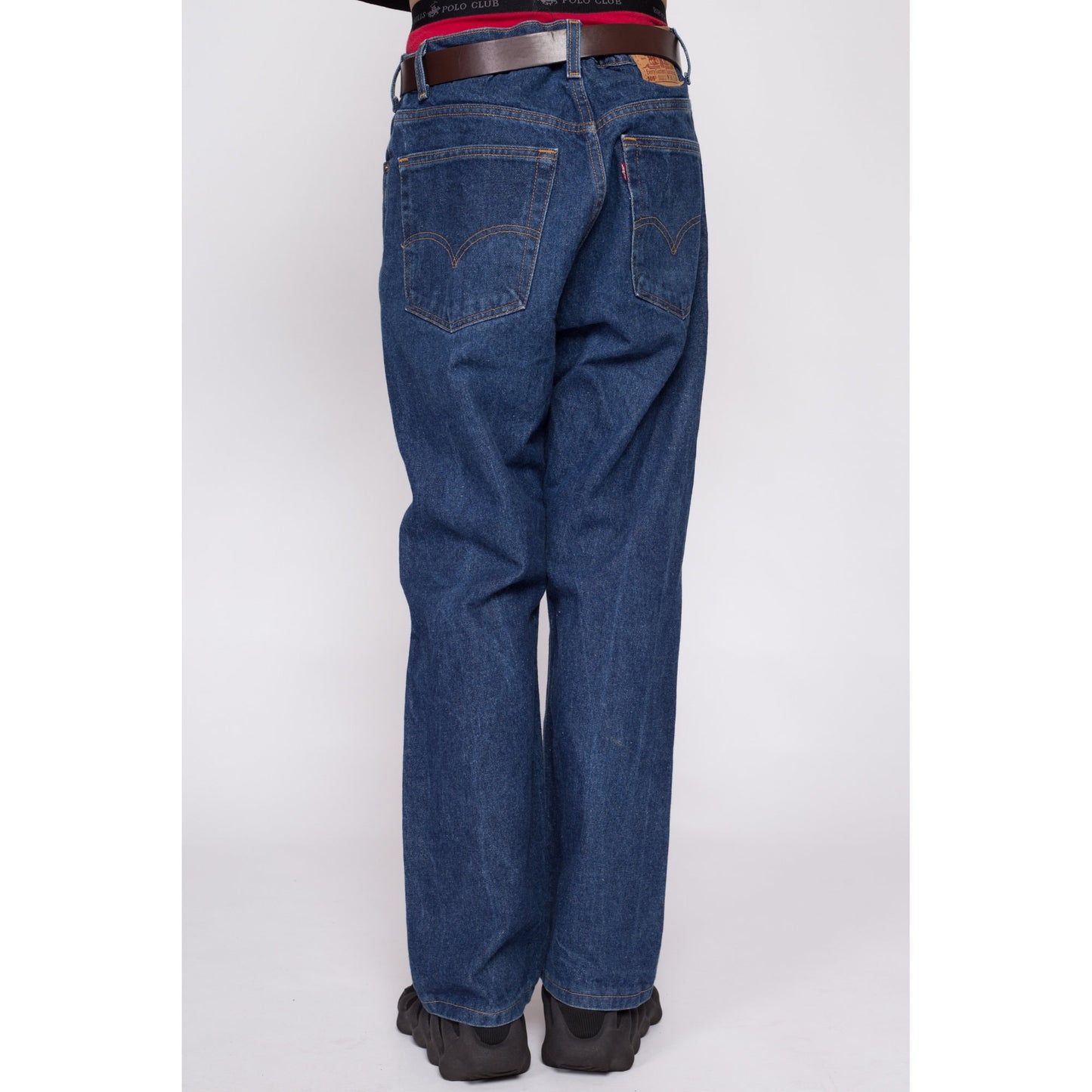 90s Levi's 505 Dark Wash Jeans - 38x30 | Vintage Regular Fit Straight Leg Denim Dad Jeans