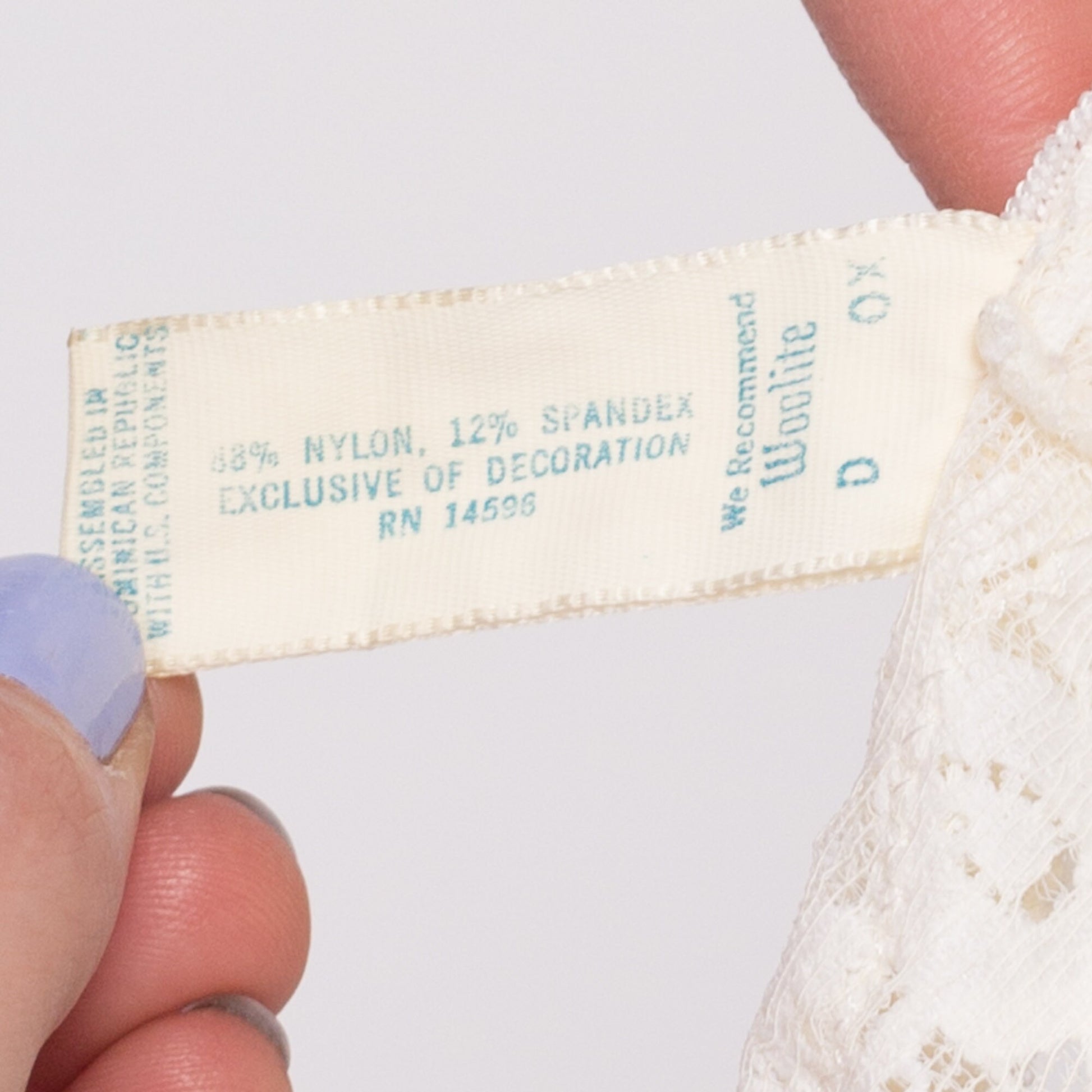 70s Ivory White Lace Garter Belt - Small to Medium, 24"-28" | Vintage Pin Up Open Bottom Lingerie