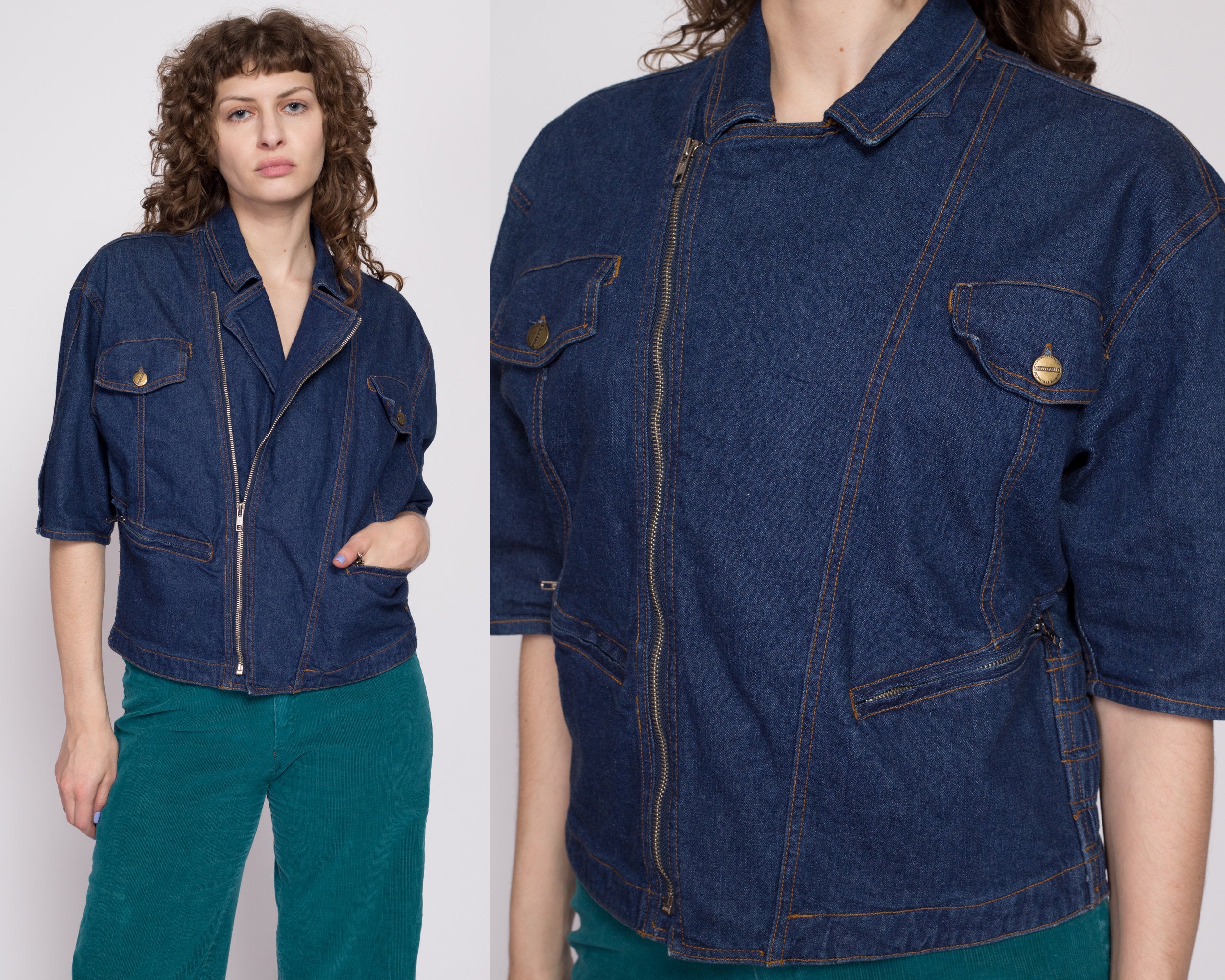 Esprit Women's Cropped Denim Jacket | Chalecos de mezclilla, Chaquetas de  mezclilla, Moda
