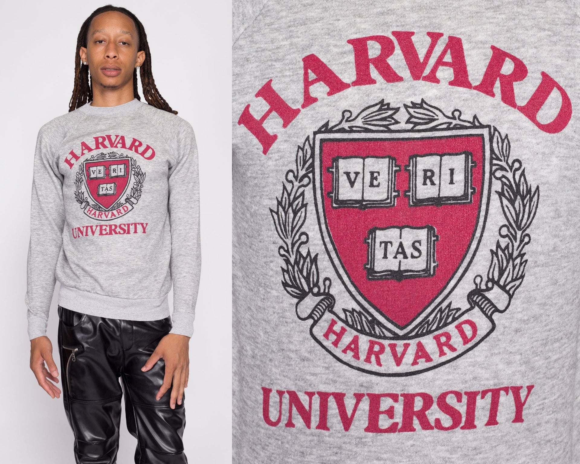 80s Harvard University Sweatshirt - Men