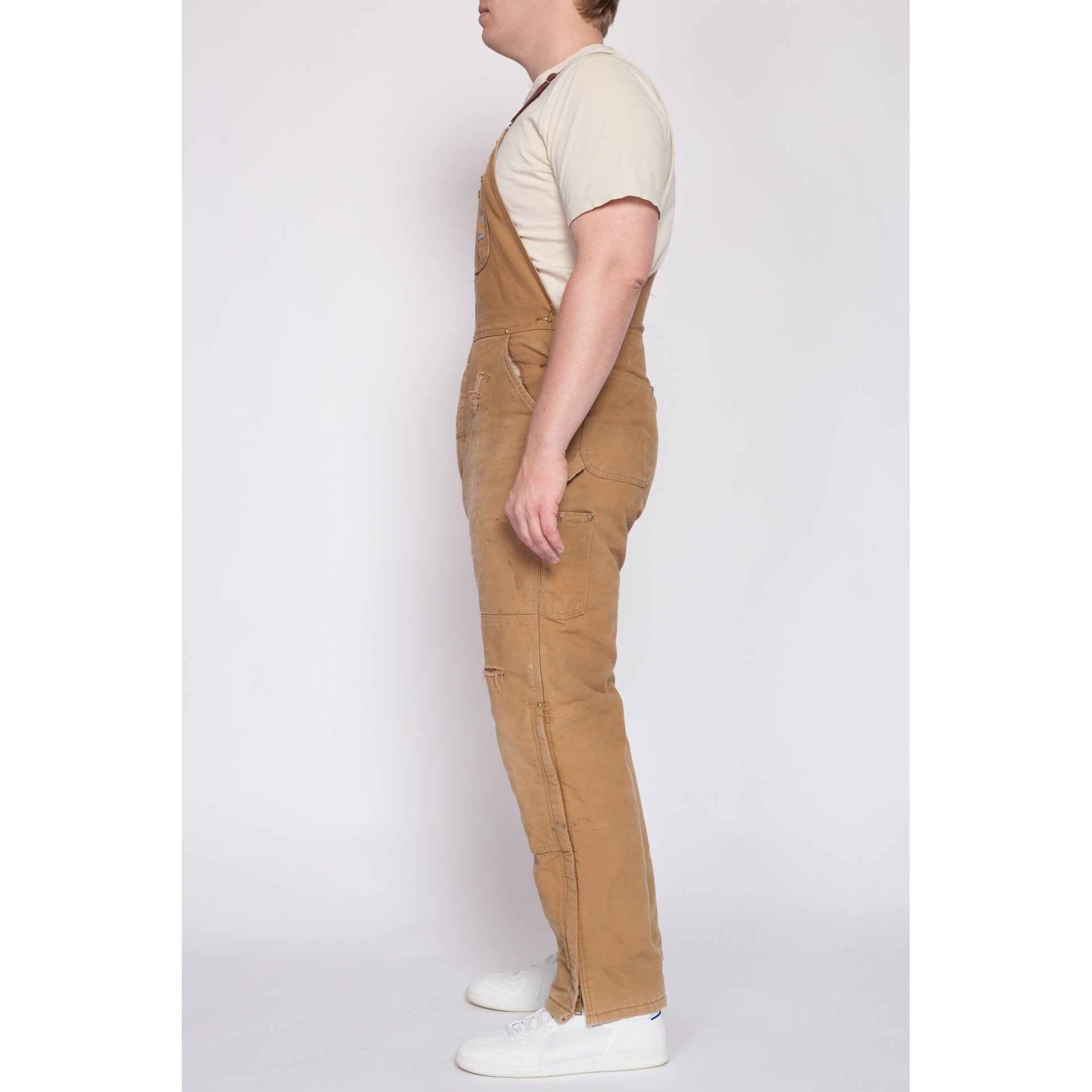 Carhartt Men's Carhartt Brown Duck Work Pants (38 x 34)