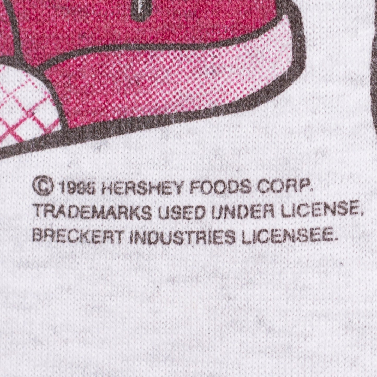 90s Hershey's Candy Bar Streetwear T Shirt - Men's Small Short | Vintage Reese's Cup Chocolate Bar Graphic Brand Tee