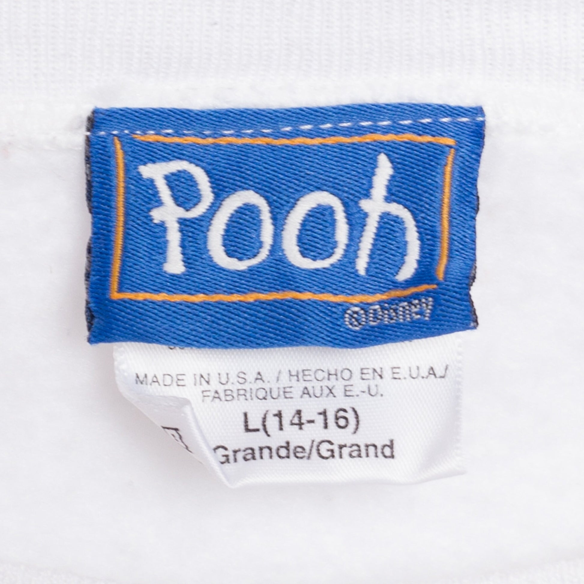 90s Winnie The Pooh & Friends Sweatshirt - Extra Small | Vintage White Disney Jerry Leigh Cartoon Graphic Crewneck