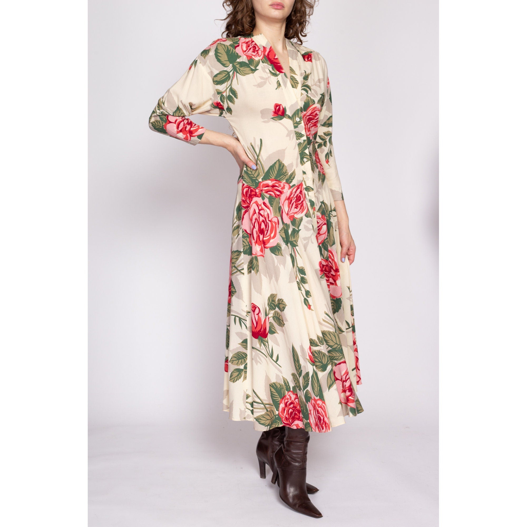 Amazon.com: Designer Runway Fashion Floral Print Women Chiffon Flowy Maxi  Long Dress Vintage Elegant Vestidos Party Dresses,1,S : Clothing, Shoes &  Jewelry