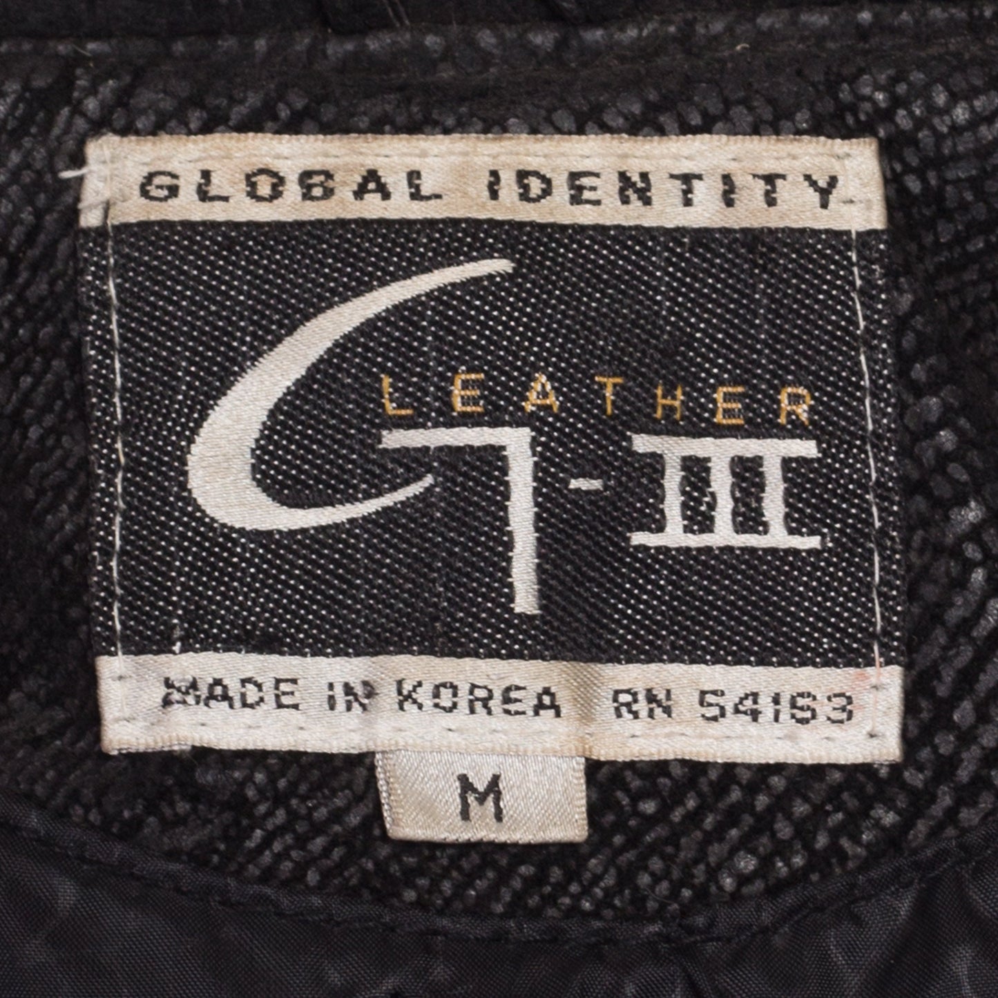 80s Black Leather Cropped Moto Jacket - Medium | Vintage G-III Fitted Waist Oversized Embossed Suede Snap Up Coat