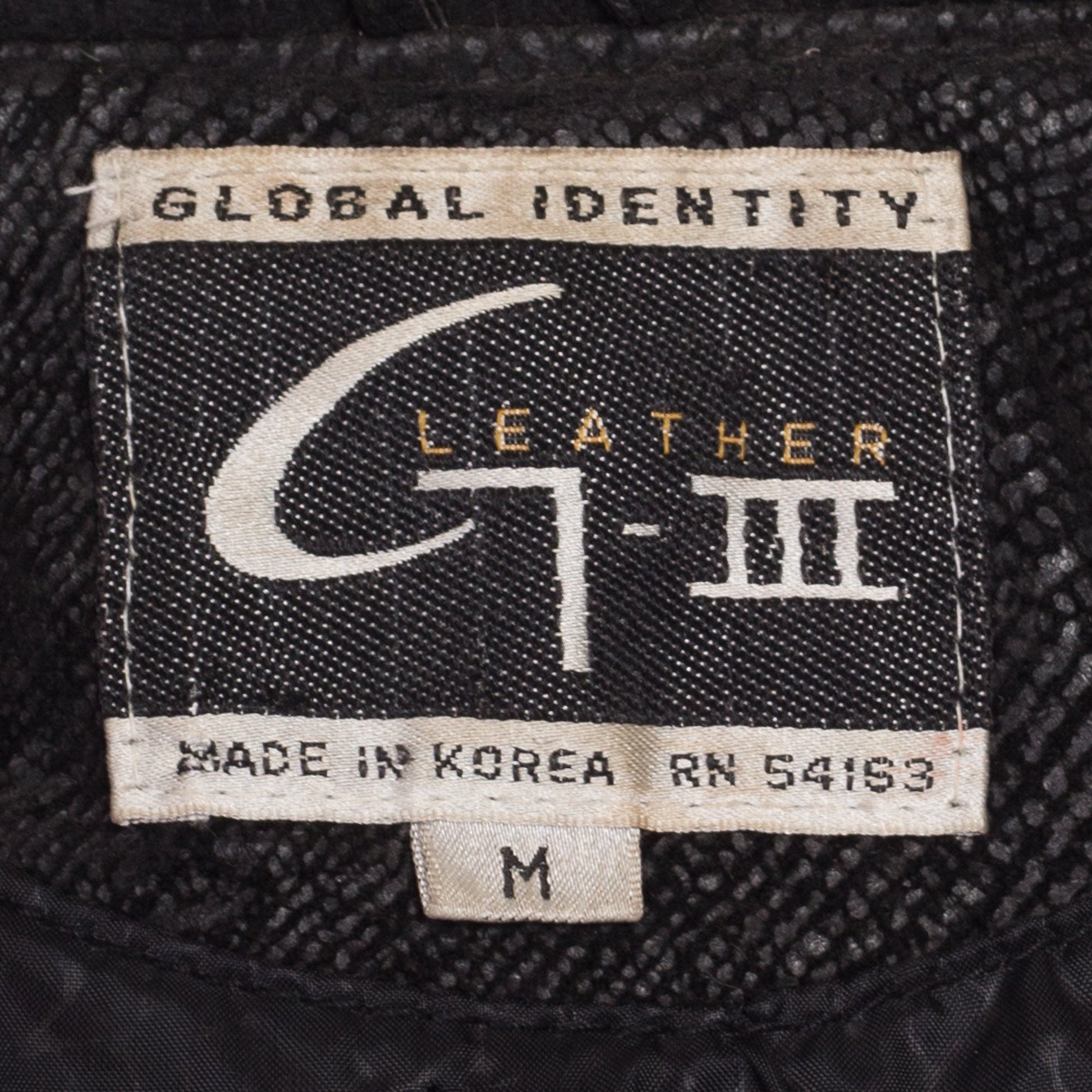 80s Black Leather Cropped Moto Jacket - Medium | Vintage G-III Fitted Waist Oversized Embossed Suede Snap Up Coat