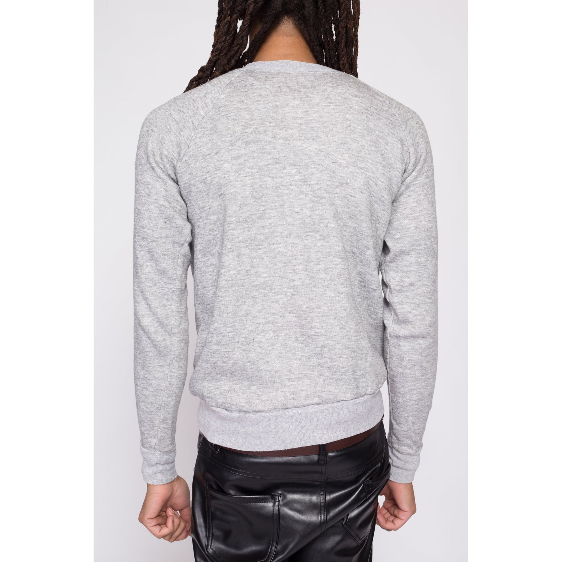 Shrunken Raglan Sweatshirt Heather Grey