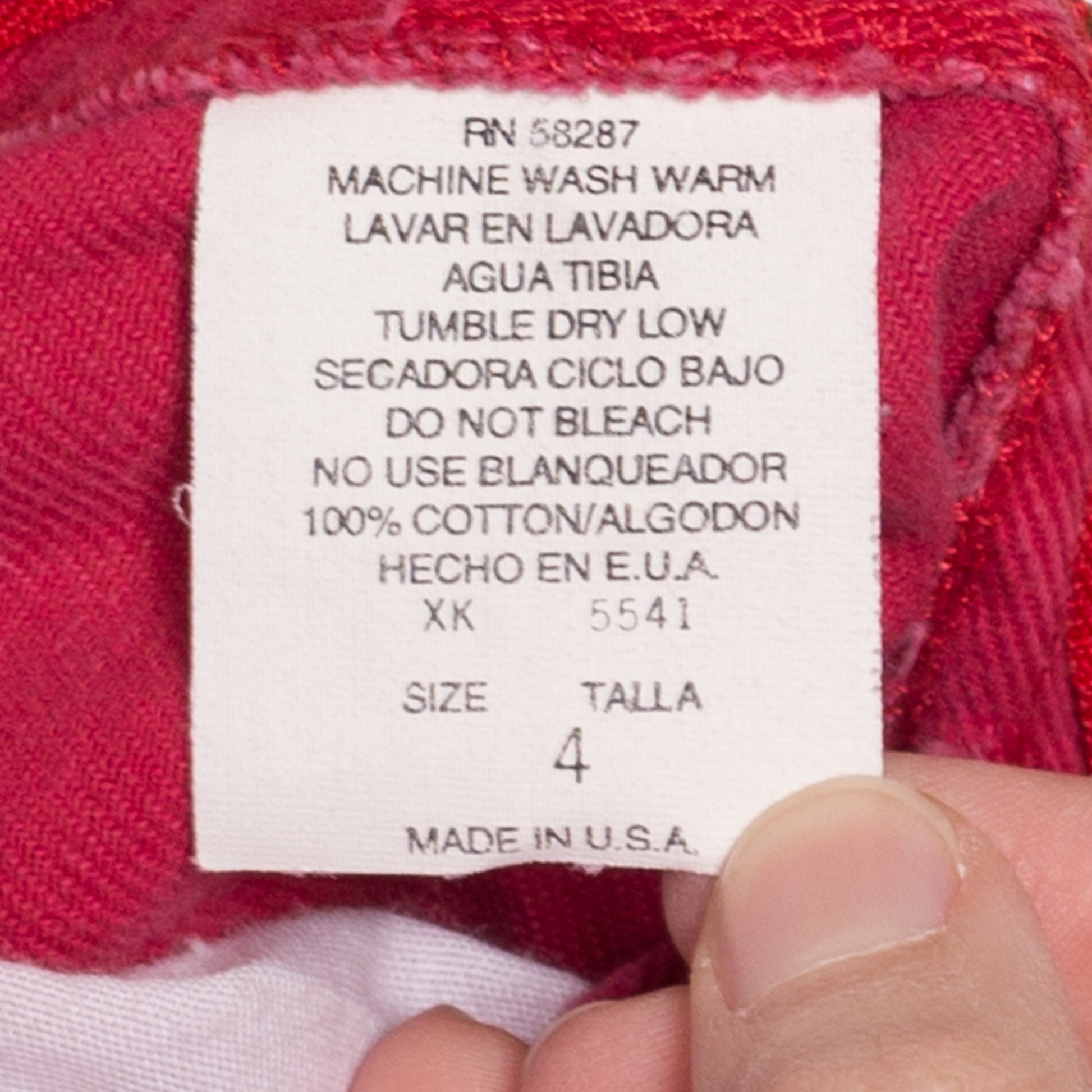 90s Red High Waisted Jean Shorts - Extra Small, 25" | Vintage Denim High Rise Bermuda Mom Shorts
