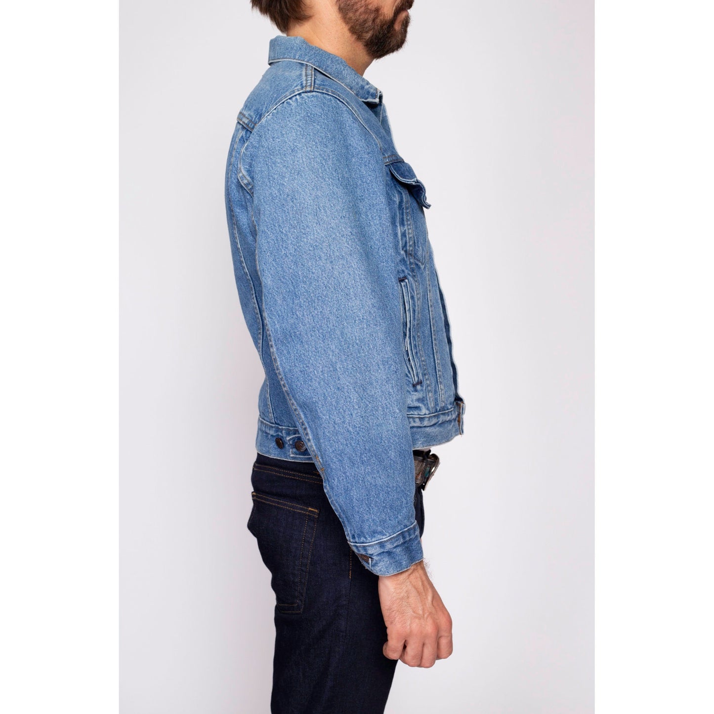 80s Levis Denim Jacket - Men's Medium | Vintage Made In USA Jean Trucker Jacket