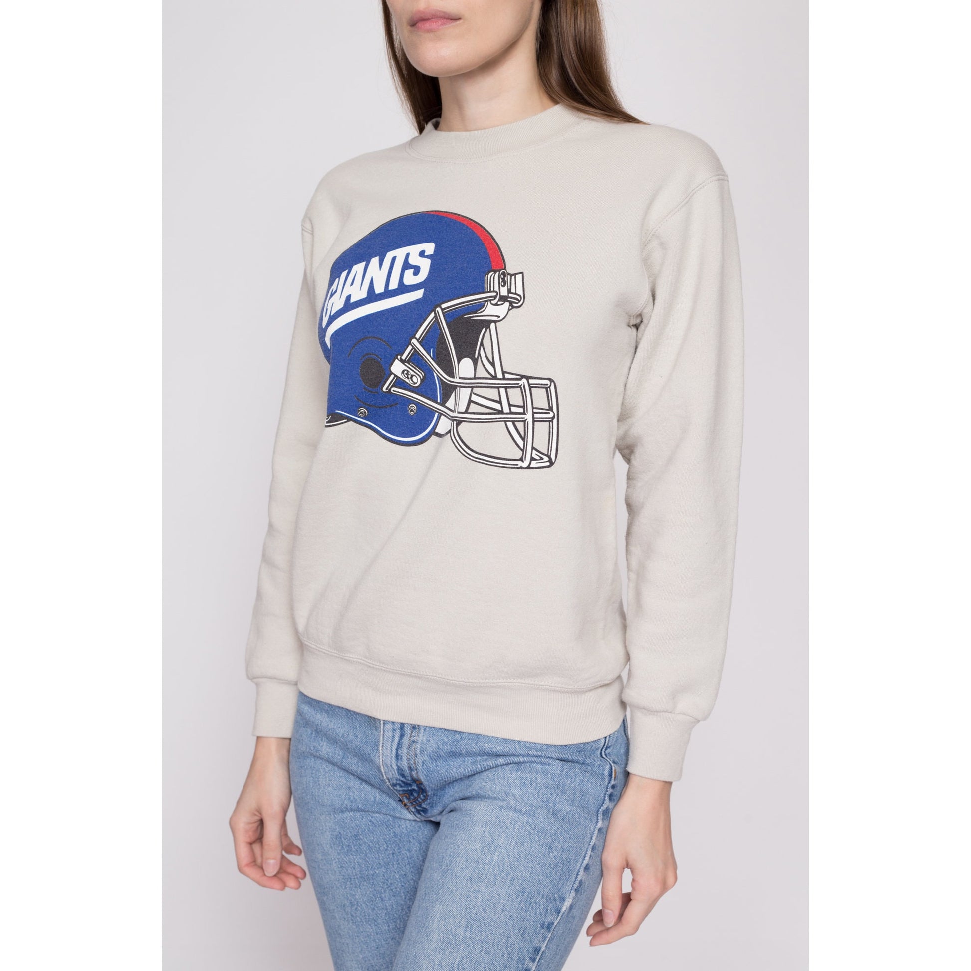 XS-S| 90s New York Giants Sweatshirt - Men's XS, Women's Small | Vintage NFL Football Graphic Crewneck Pullover