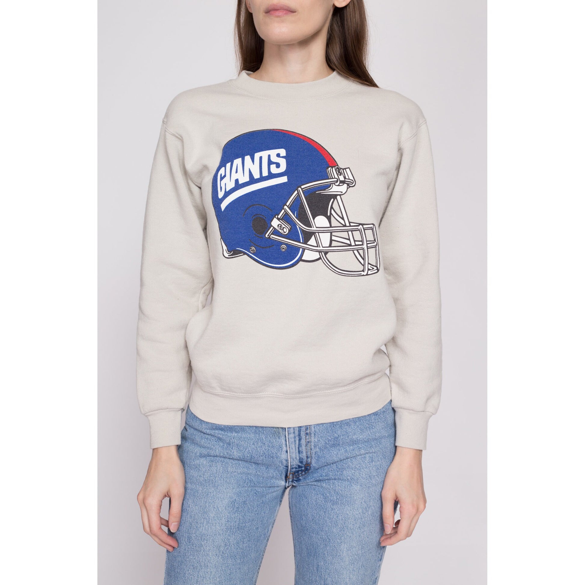 XS-S| 90s New York Giants Sweatshirt - Men's XS, Women's Small | Vintage NFL Football Graphic Crewneck Pullover