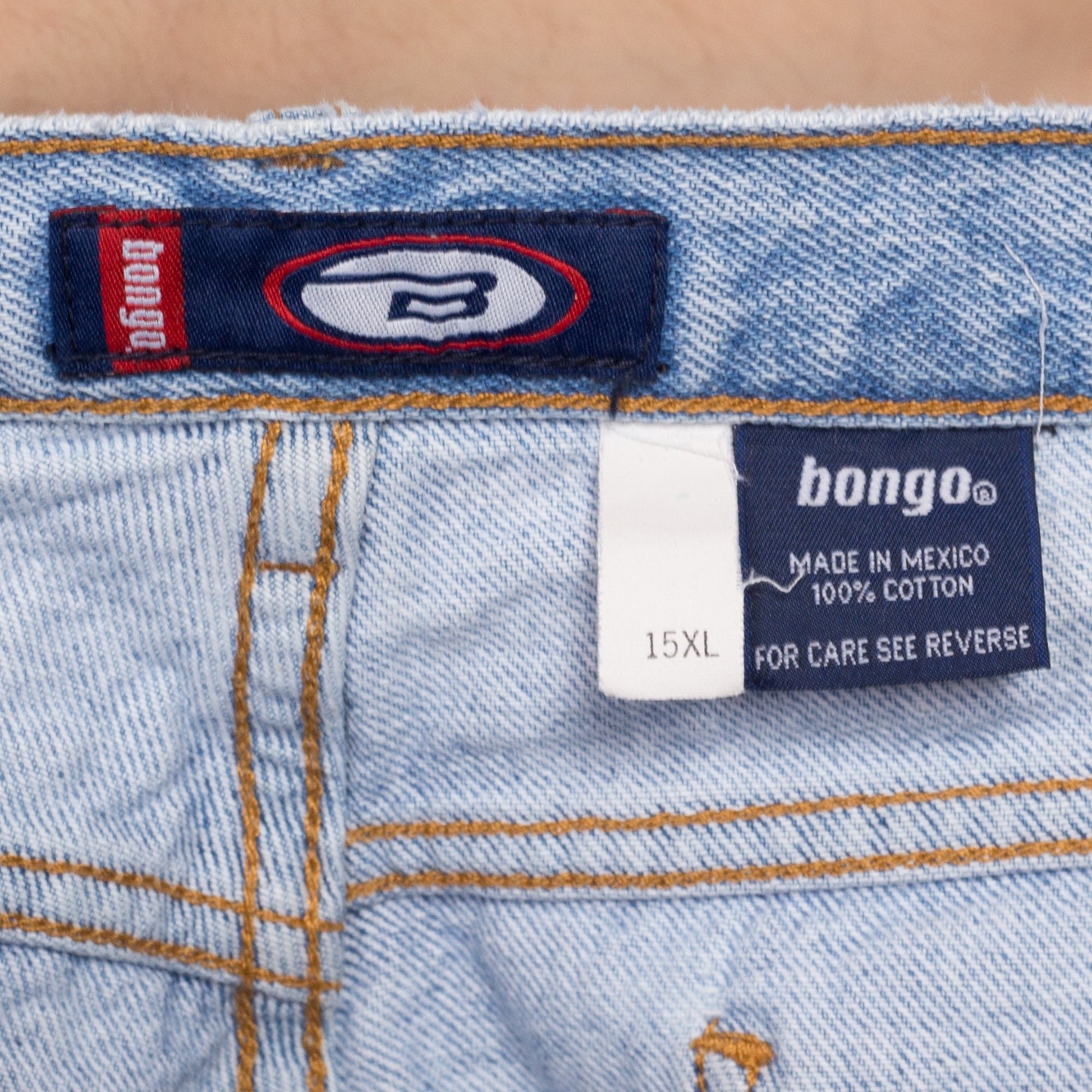 XL| 90s Bongo Boyfriend Jeans - Extra Large | Vintage Light Wash Denim Straight Leg Mid Rise Jeans
