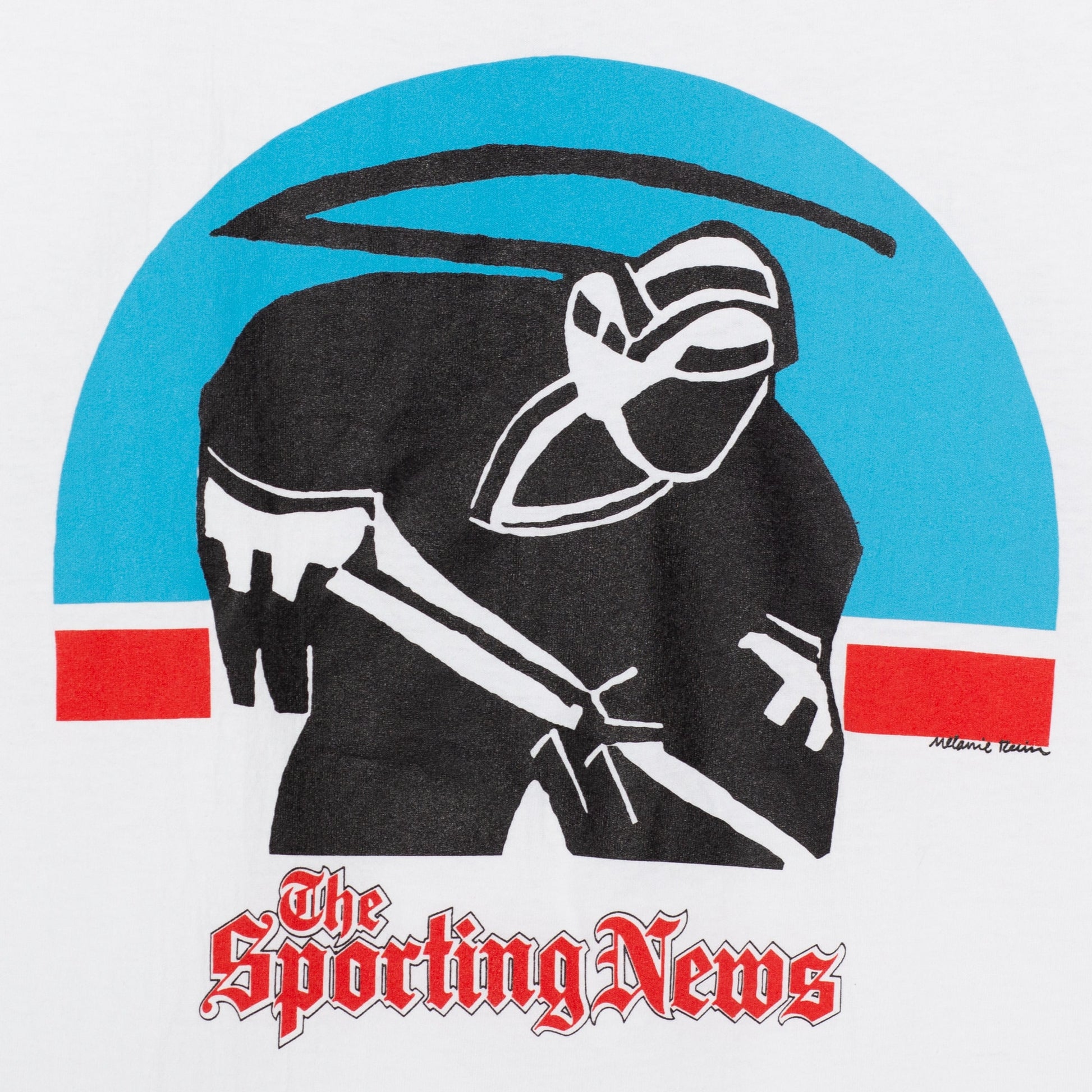 XL| 90s The Sporting News Hockey T Shirt - Men's XL | Vintage White NHL Graphic Athletic Tee