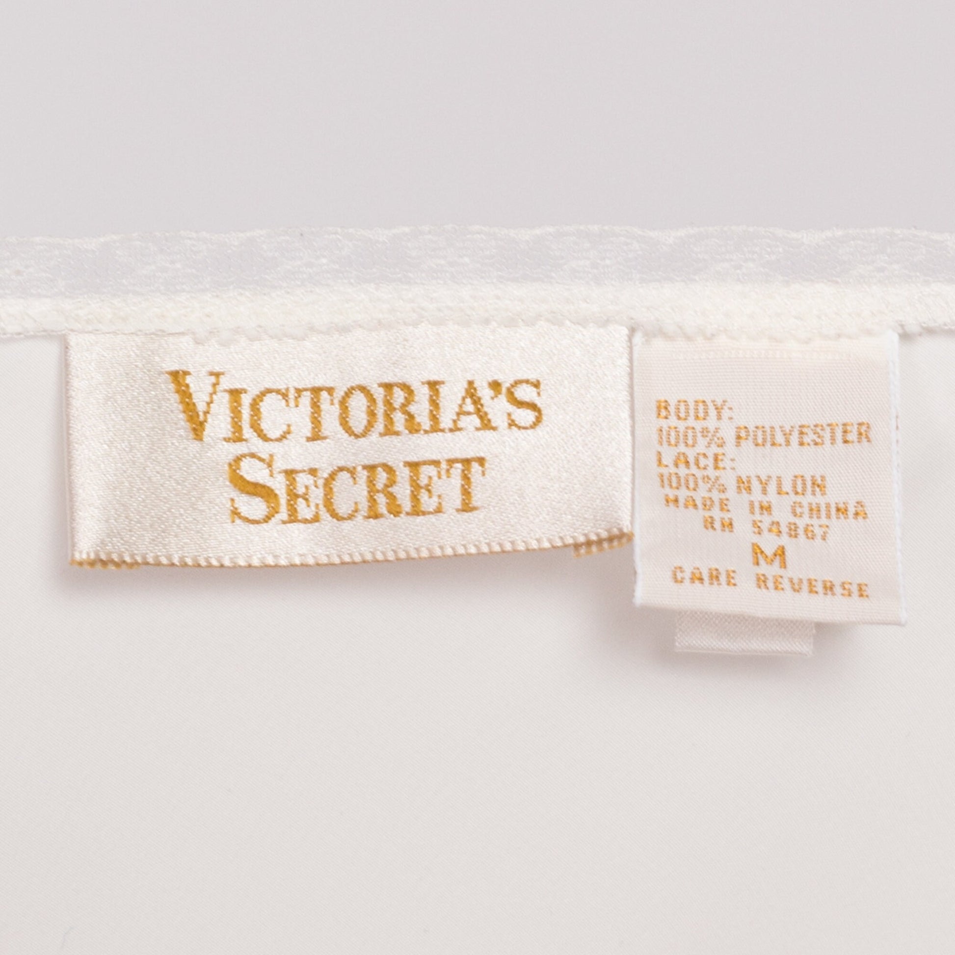 Vintage Victoria's Secret White Lace Trim Lingerie Romper - Medium – Flying  Apple Vintage