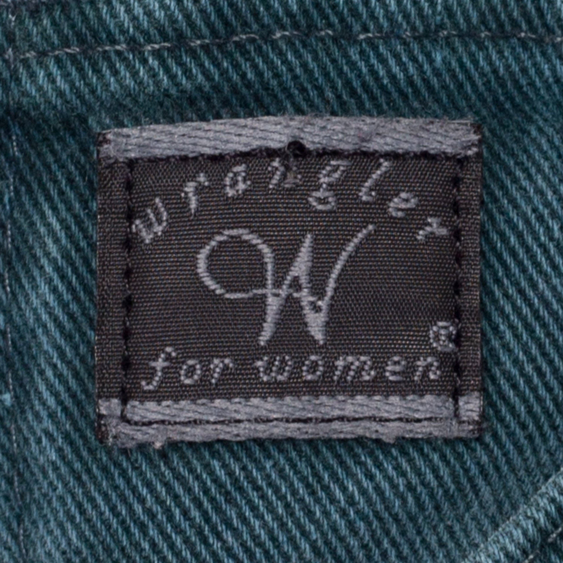 M| 90s Wrangler High Waisted Emerald Green Jeans - Medium, 27.5" | Vintage Denim Tapered Leg Mom Jeans