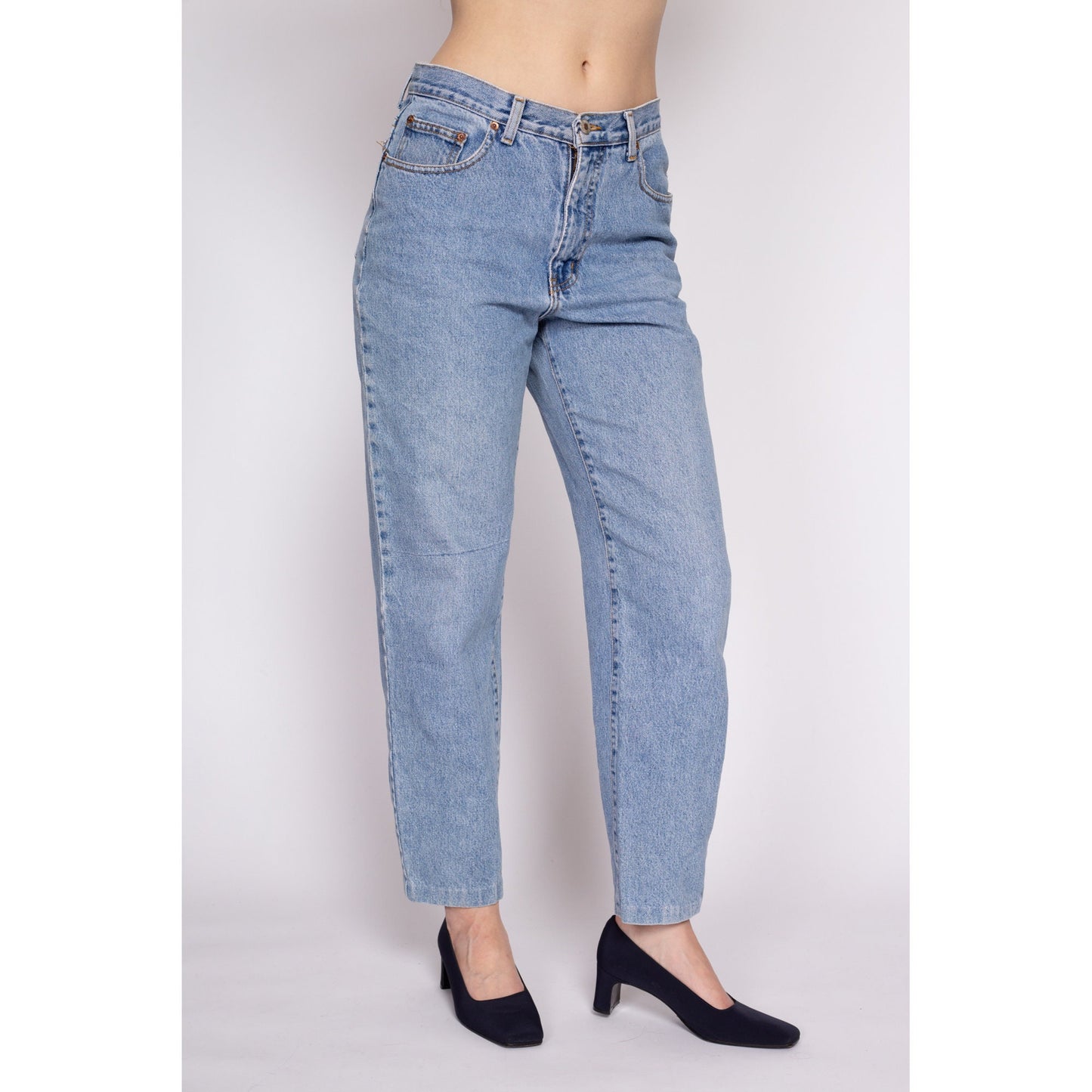 M| 90s The Limited High Waisted Jeans - Medium, 30" | Vintage Tapered Leg Stonewash Denim Boyfriend Jeans