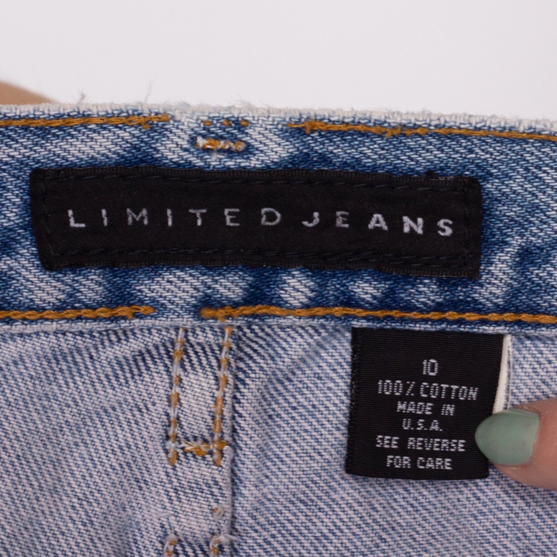 M| 90s The Limited High Waisted Jeans - Medium, 30" | Vintage Tapered Leg Stonewash Denim Boyfriend Jeans