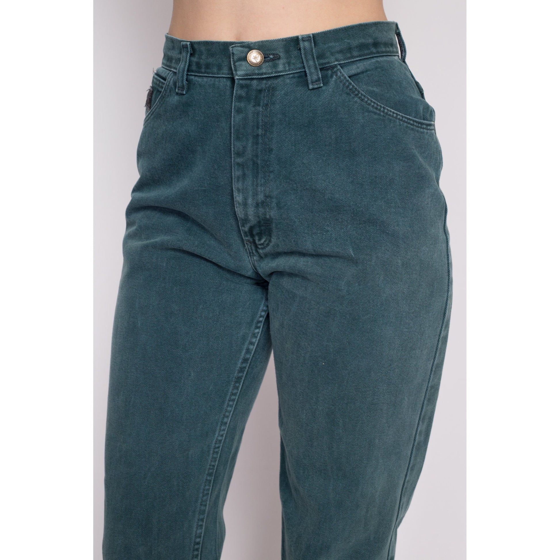 Vintage Retro 80s 90s Wrangler High Waisted Denim Jeans Women's Size 11 