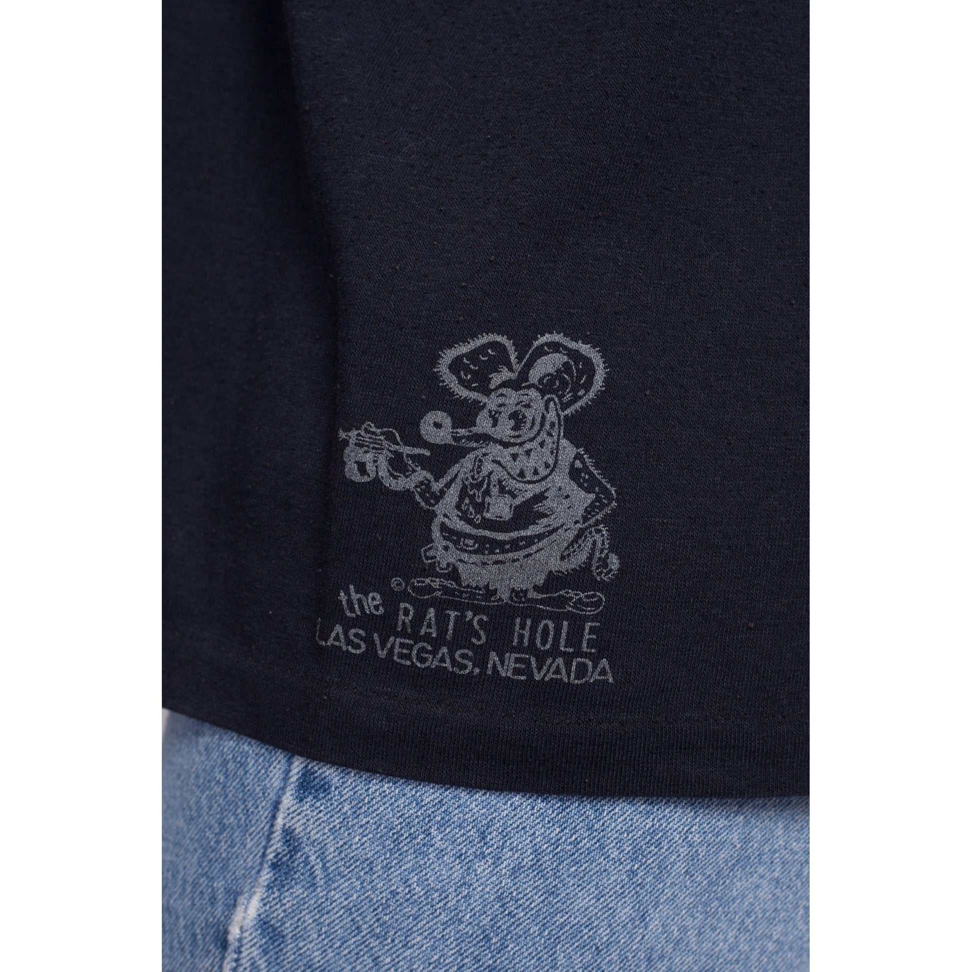 L-XL 80s "Sleep With A Construction Worker" Iron On T Shirt | Vintage Black Funny Sex Joke Graphic Tee