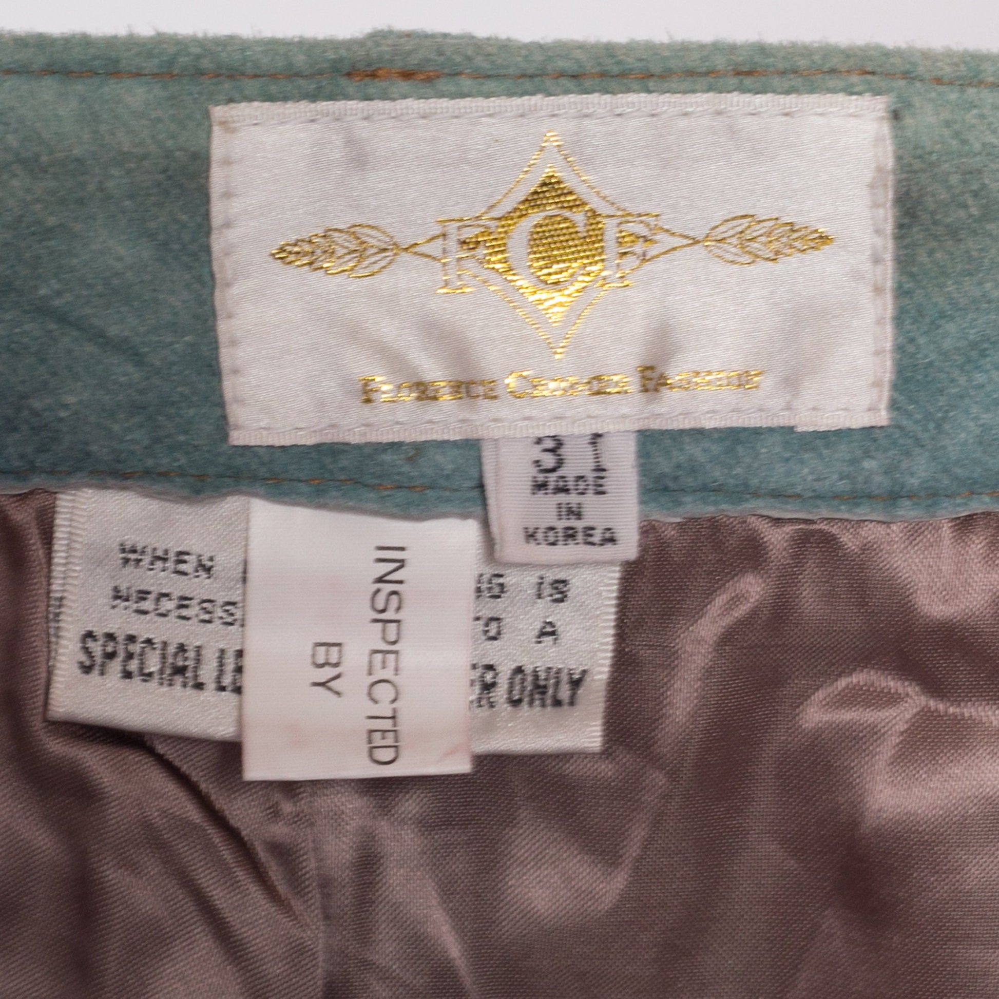 Medium 90s Blue Suede Trousers 31" | Vintage Soft Faded Leather Mid Rise Pants