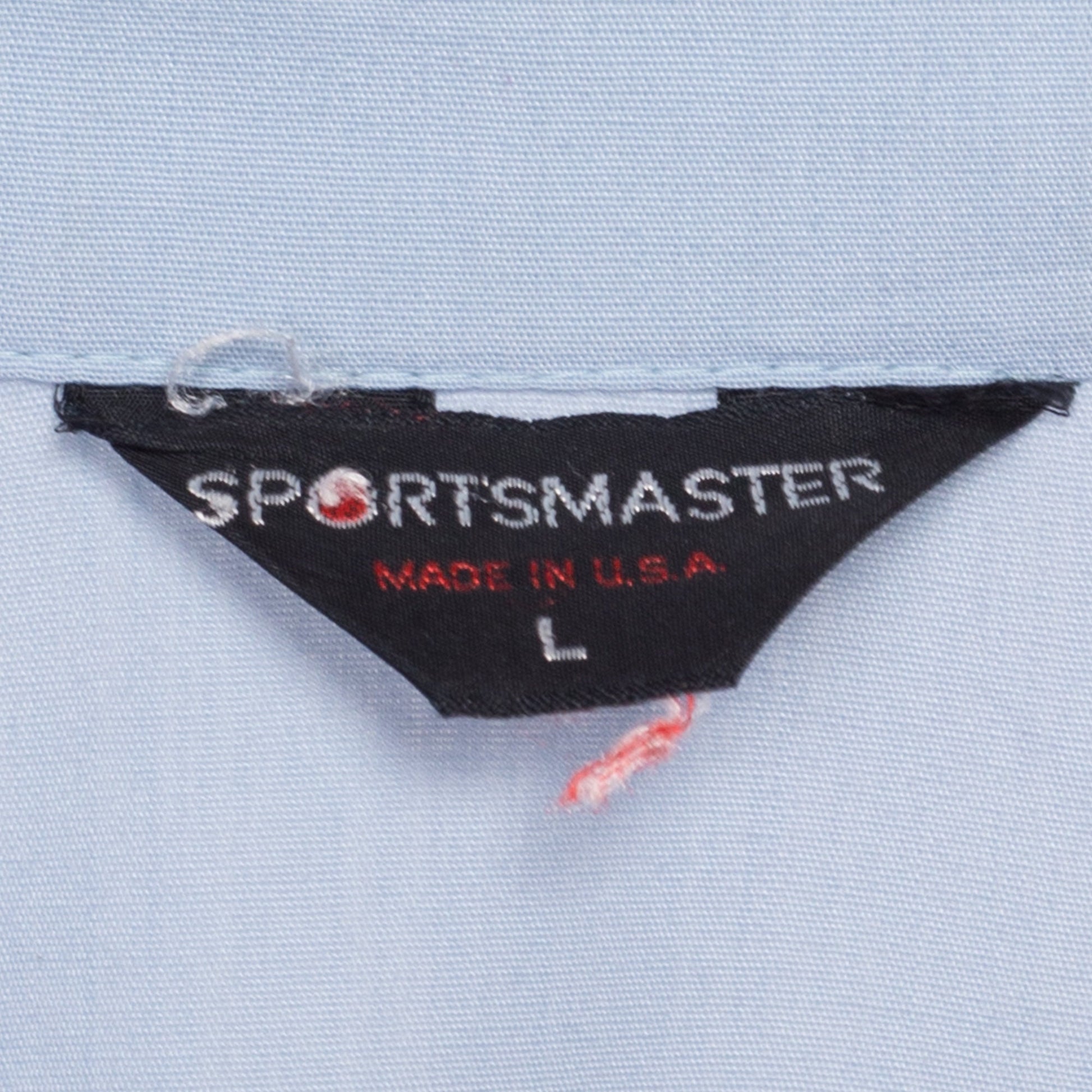 Large 70s San-Hi Lanes San Bernadino Bowling Alley Jacket | Vintage Blue Zip Up Lightweight Harrington Jacket