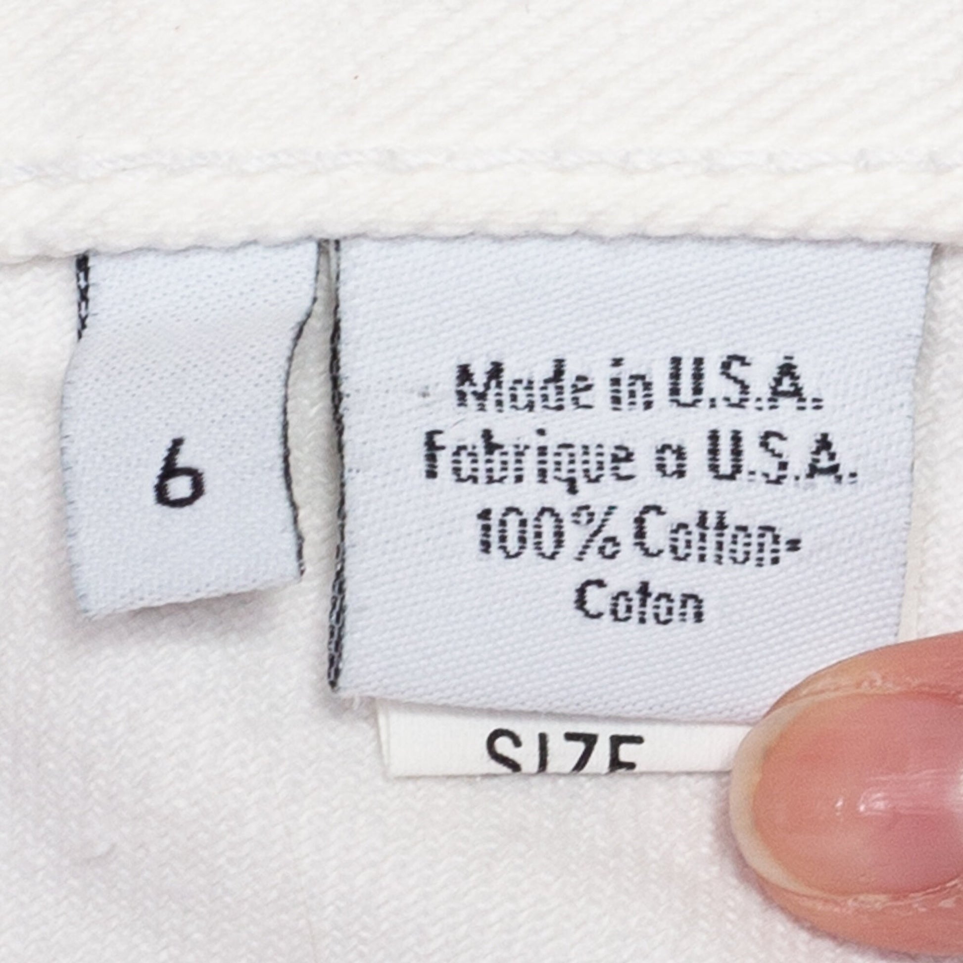 Small 90s Calvin Klein White Jeans | Vintage CK Denim Tapered Leg Jeans