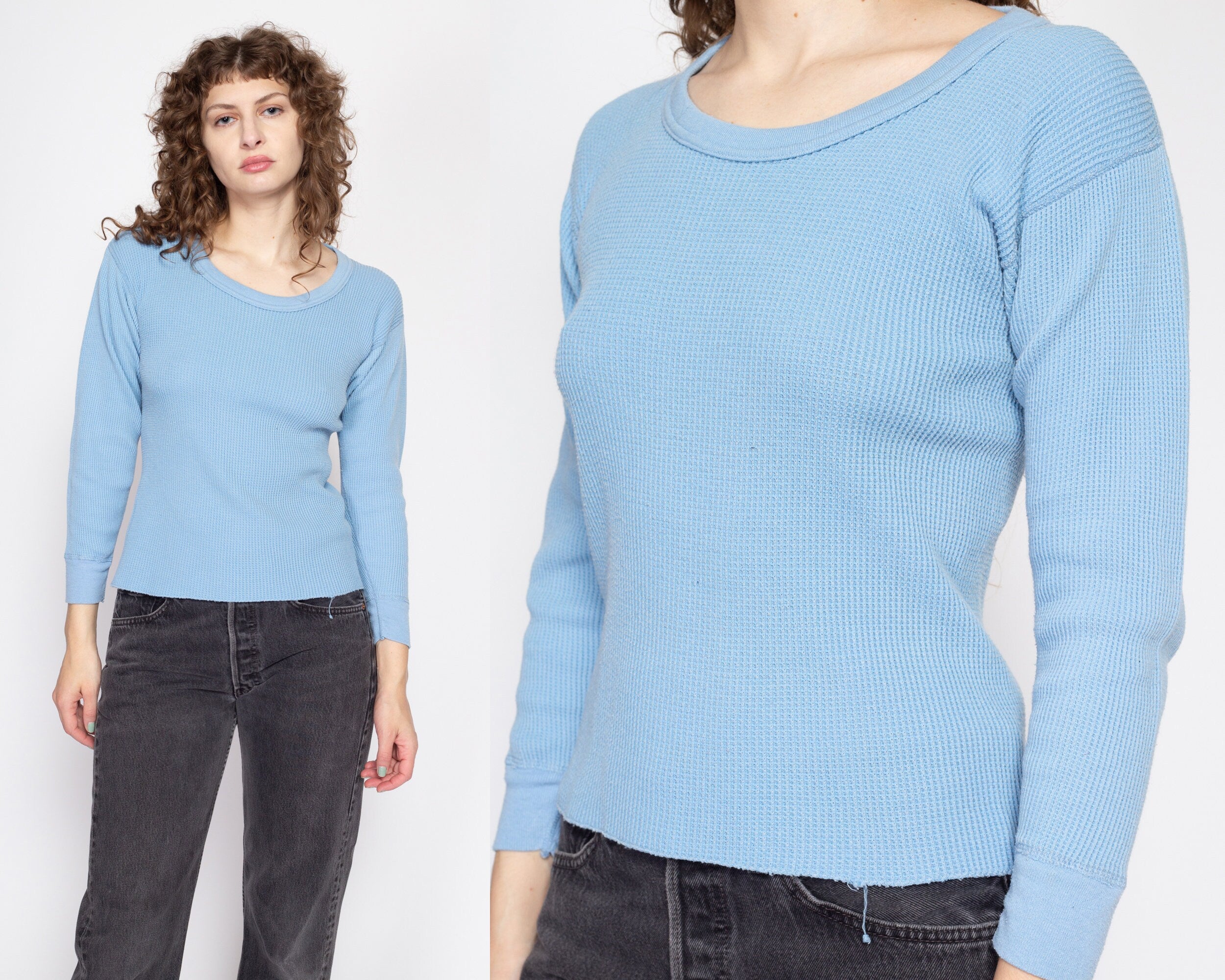 Blue waffle hot sale shirt