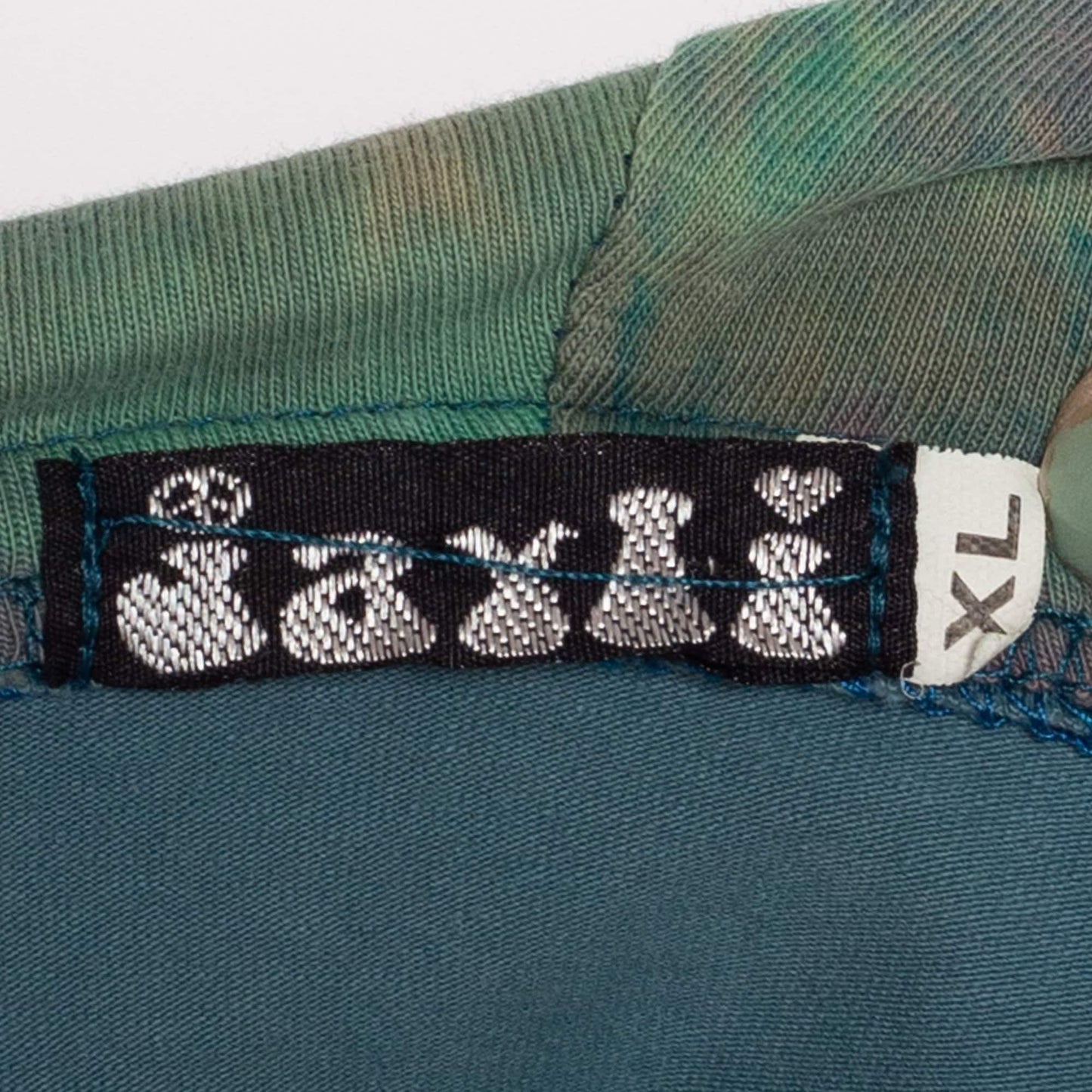 Small Y2K Tie Dye Corset Tie Crop Top | Boho Vintage Sleeveless Hooded Rave Wear Shirt