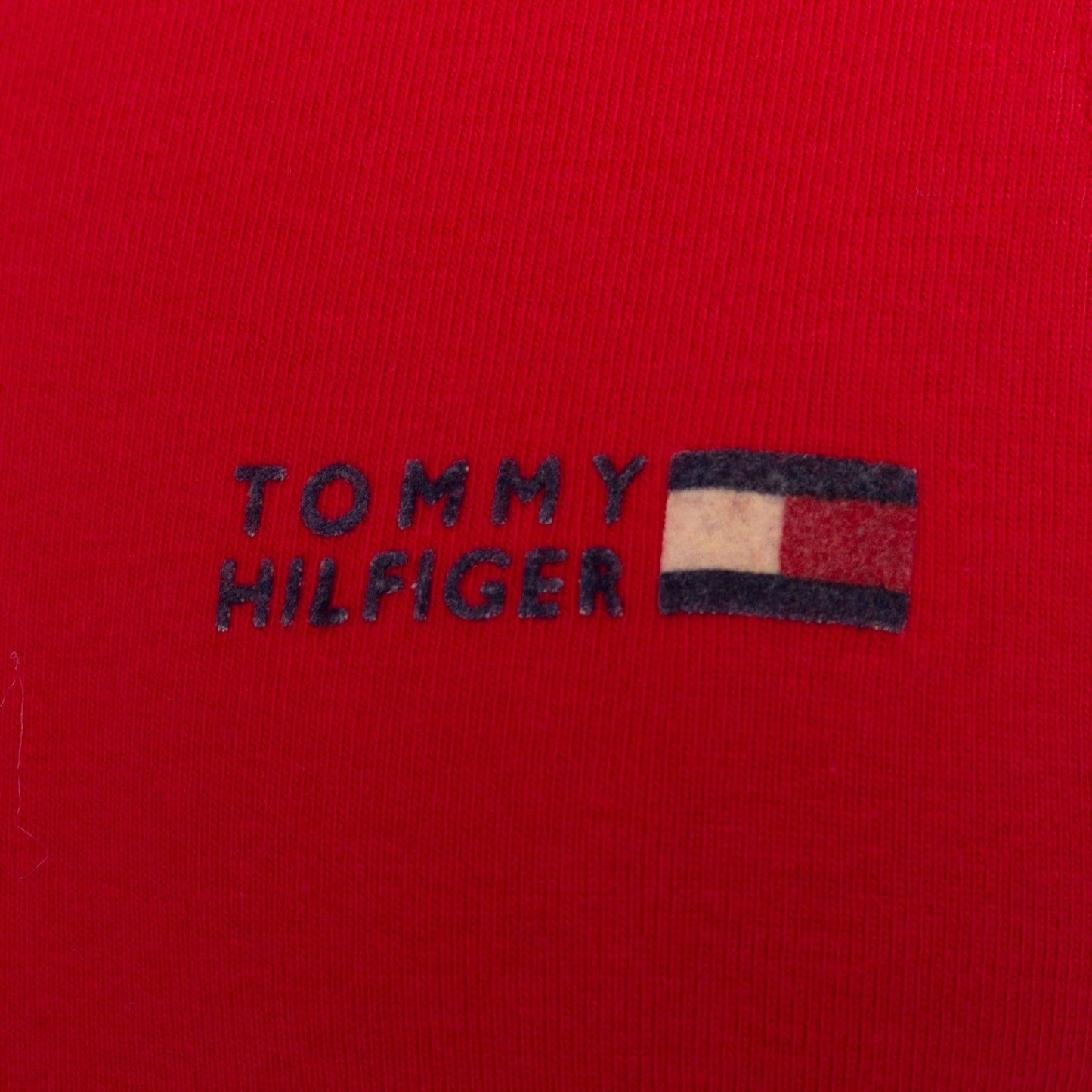 Medium 90s Tommy Hilfiger Red Mini Dress | Vintage Sporty Sleeveless Stretchy Tank Dress