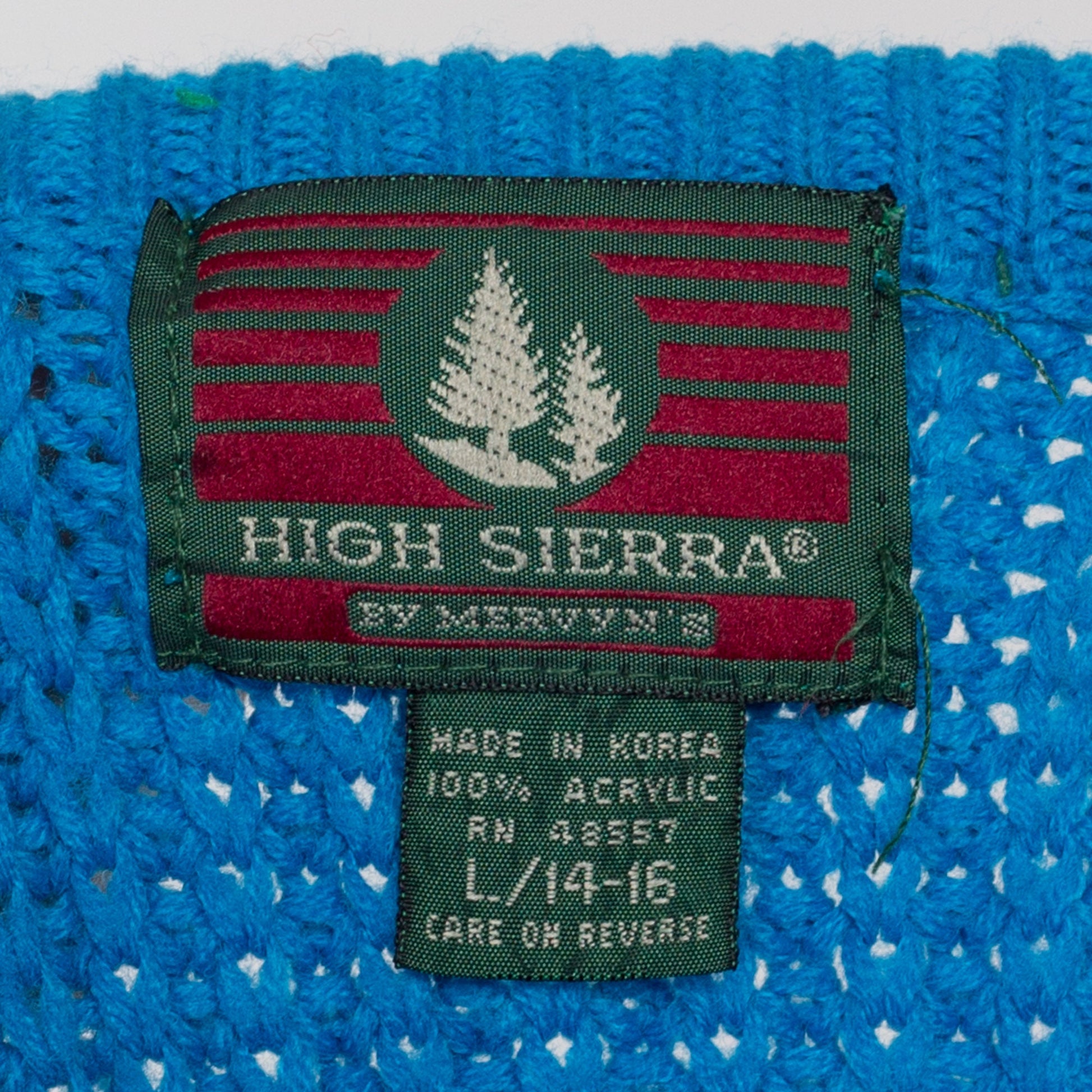 Small 90s Blue Striped Sweater | Vintage Grunge Slouchy Knit Pullover