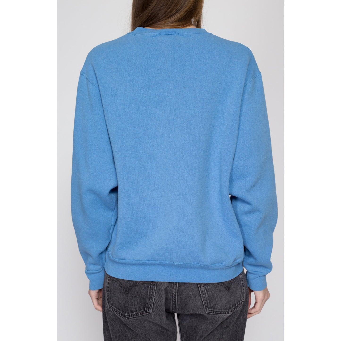 Large 90s UCLA Blue V Stitch Sweatshirt | Vintage University Of California Los Angeles Graphic Collegiate Crewneck