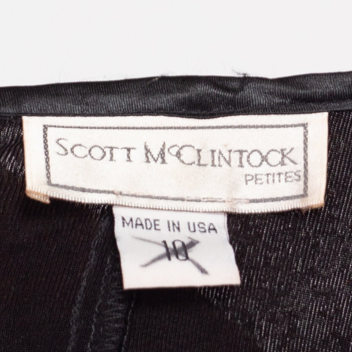Medium 90s Black Sparkle Keyhole Back Mini Dress | Vintage Scott McClintock Metallic Glitter Long Sleeve Cocktail Party Dress